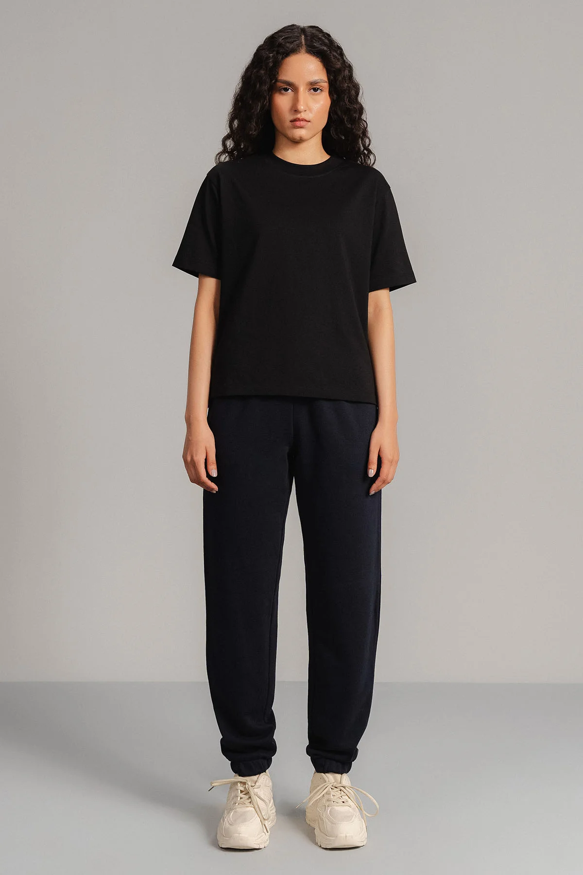 BASIC CROPPED JOGGERS-FRENCH TERRY - Image 6
