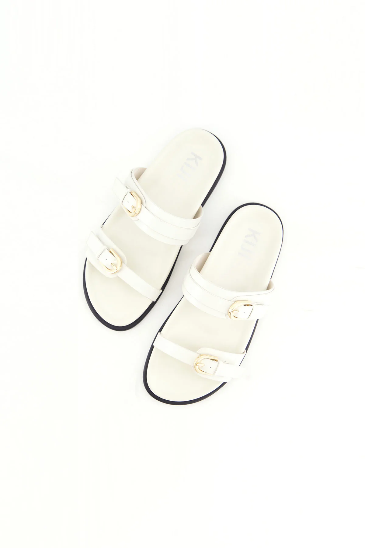 BUCKLED SLIDER SANDALS - Image 4
