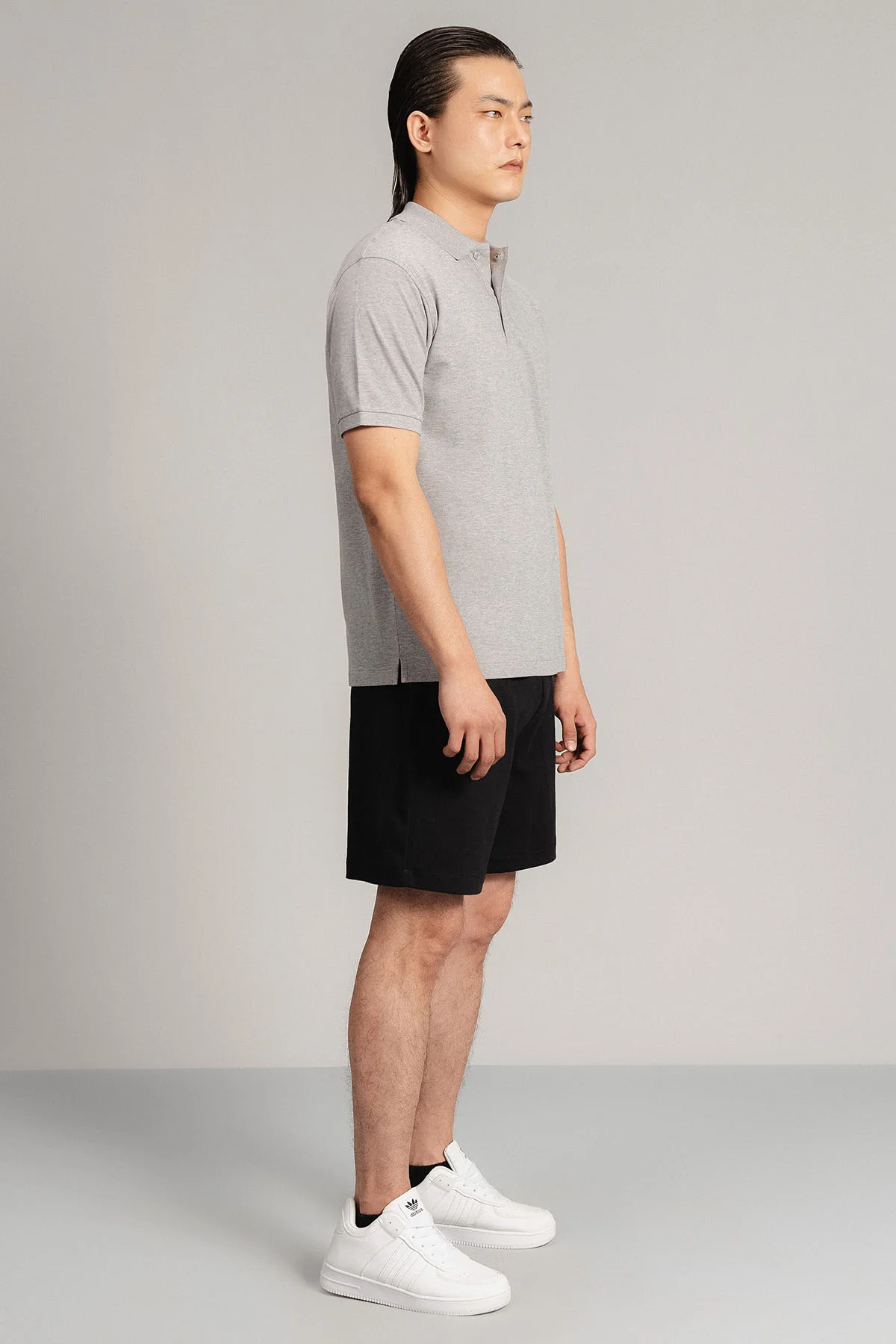 CASUAL DRAWSTRING INTERLOCK SHORTS - Image 4