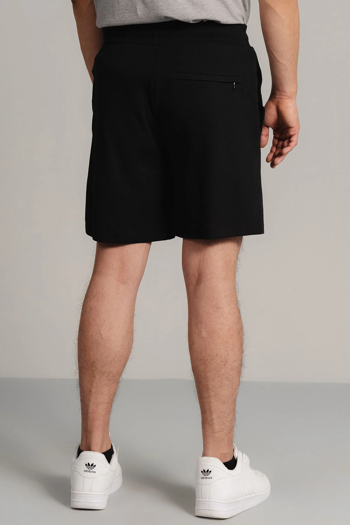 CASUAL DRAWSTRING INTERLOCK SHORTS - Image 5
