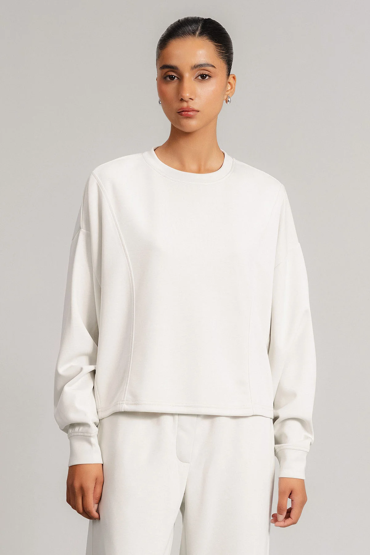 CREW NECK SWEATSHIRT CLOUDLUX LIGHT - Image 4