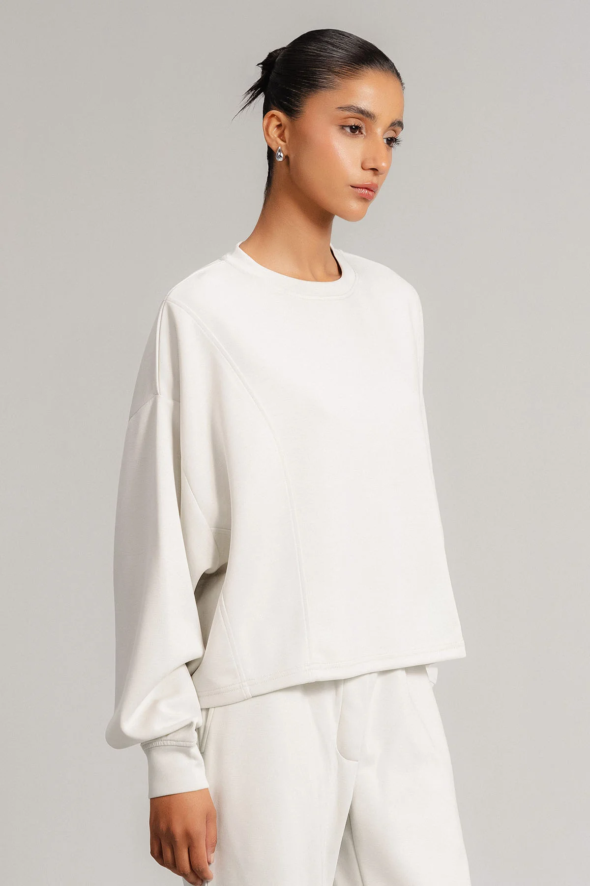 CREW NECK SWEATSHIRT CLOUDLUX LIGHT - Image 8