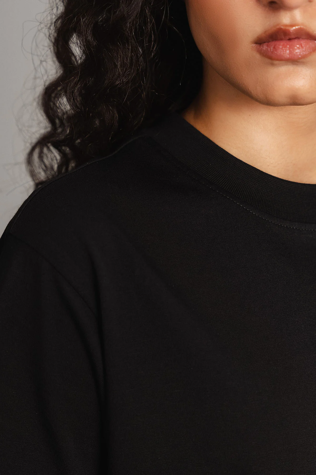 CROPPED T-SHIRT SUPIMA COTTON - Image 6