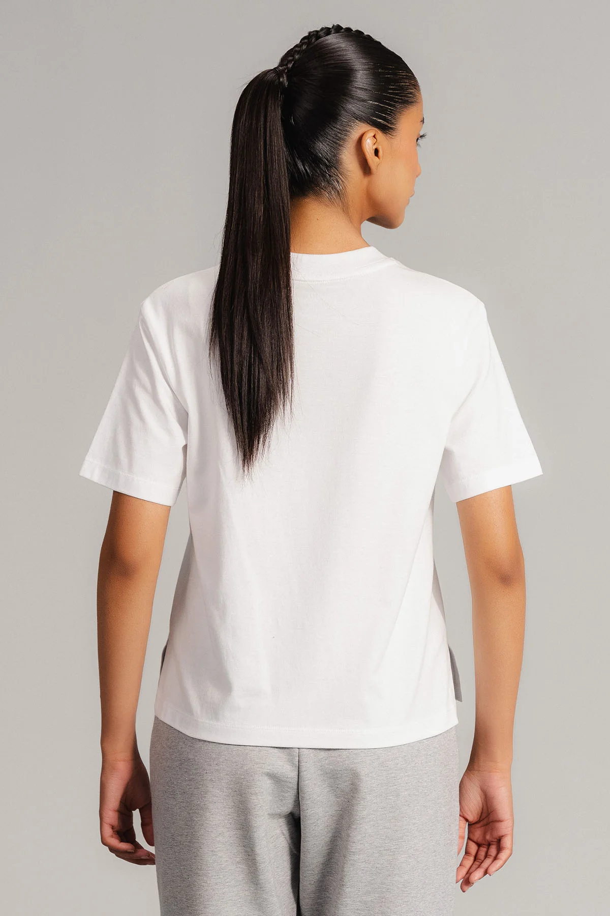 CROPPED T-SHIRT SUPIMA COTTON - Image 3