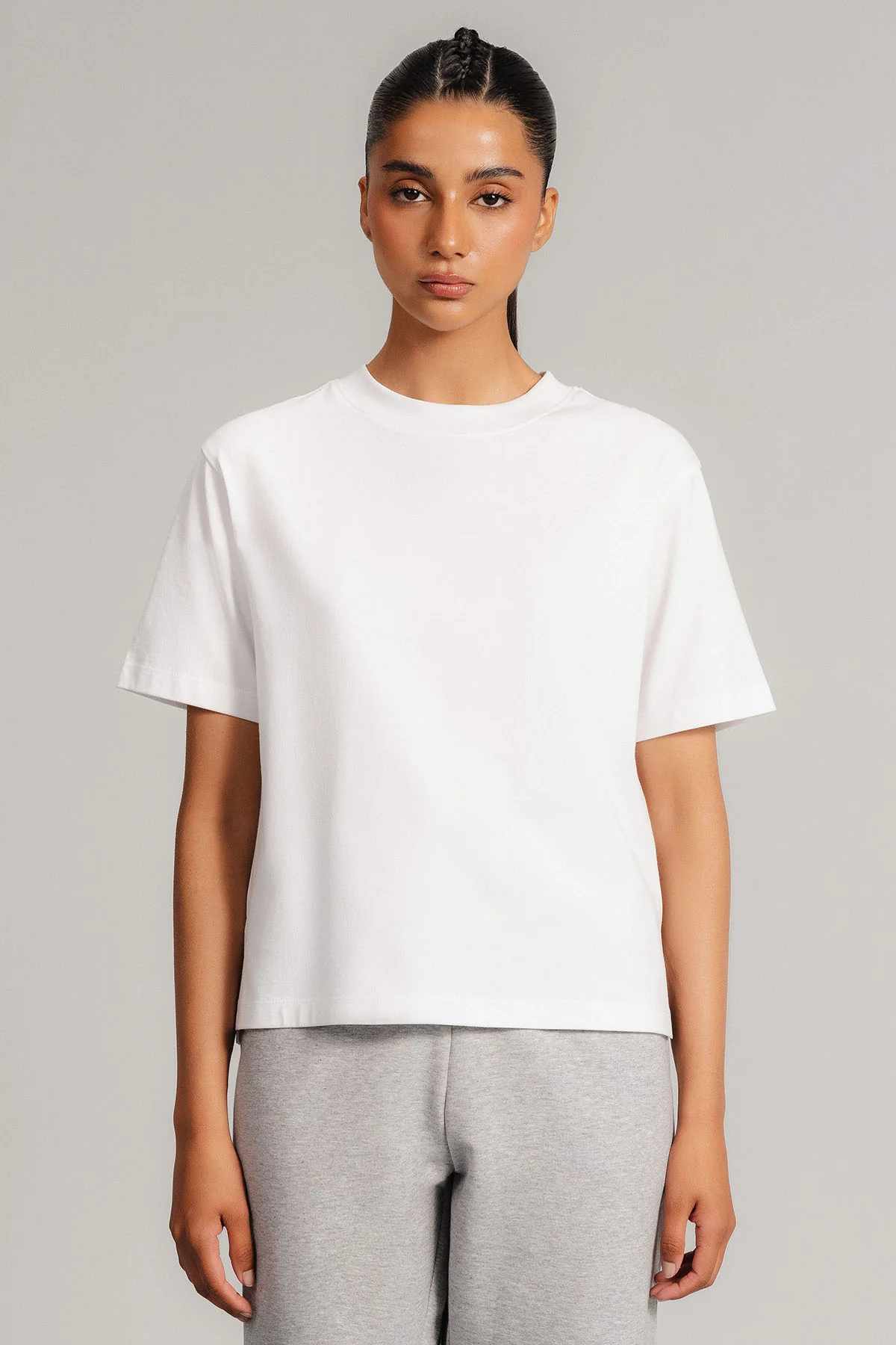 CROPPED T-SHIRT SUPIMA COTTON - Image 6