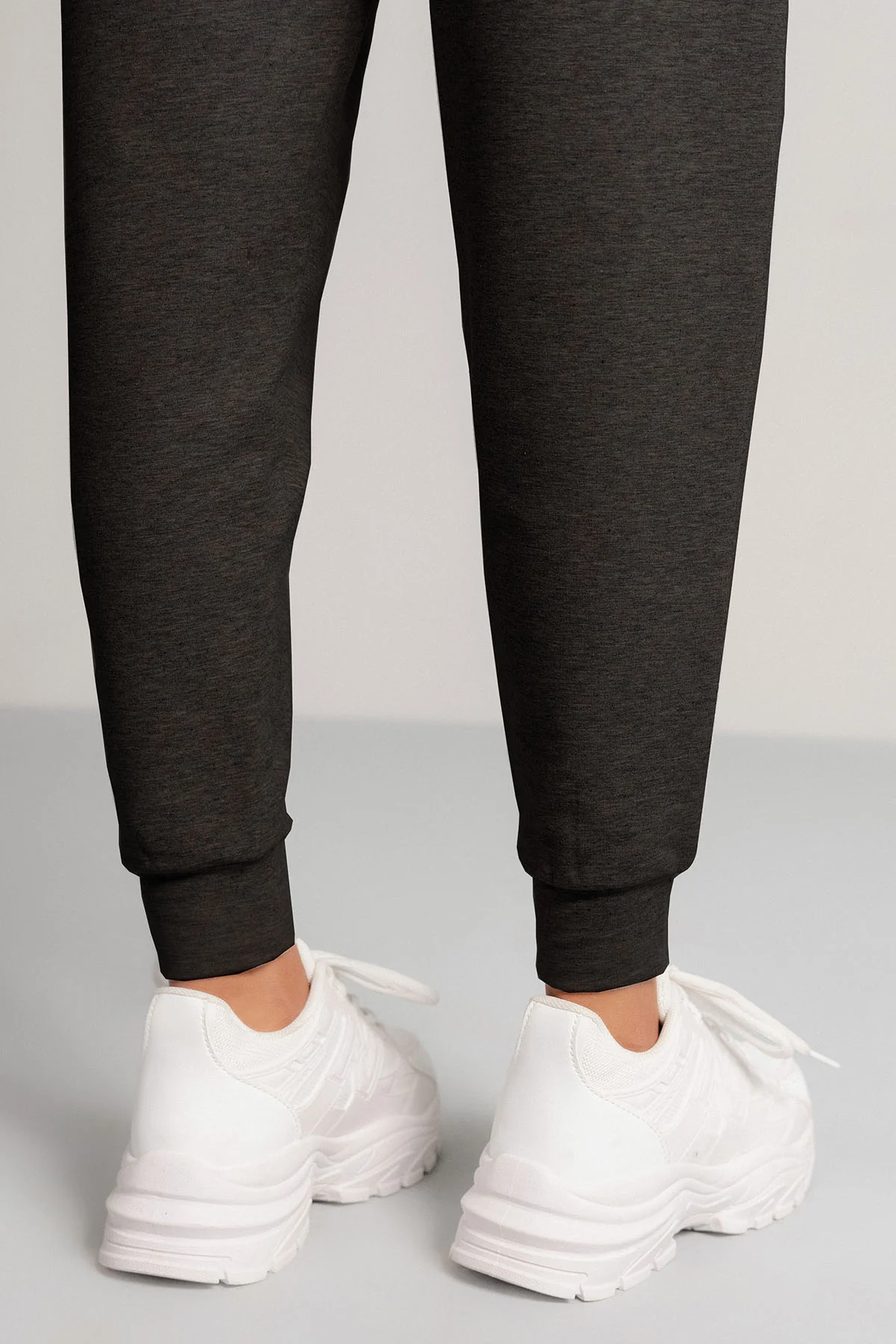 CUFFED ANKLE JOGGER PANTS - FRENCH TERRY - Image 5
