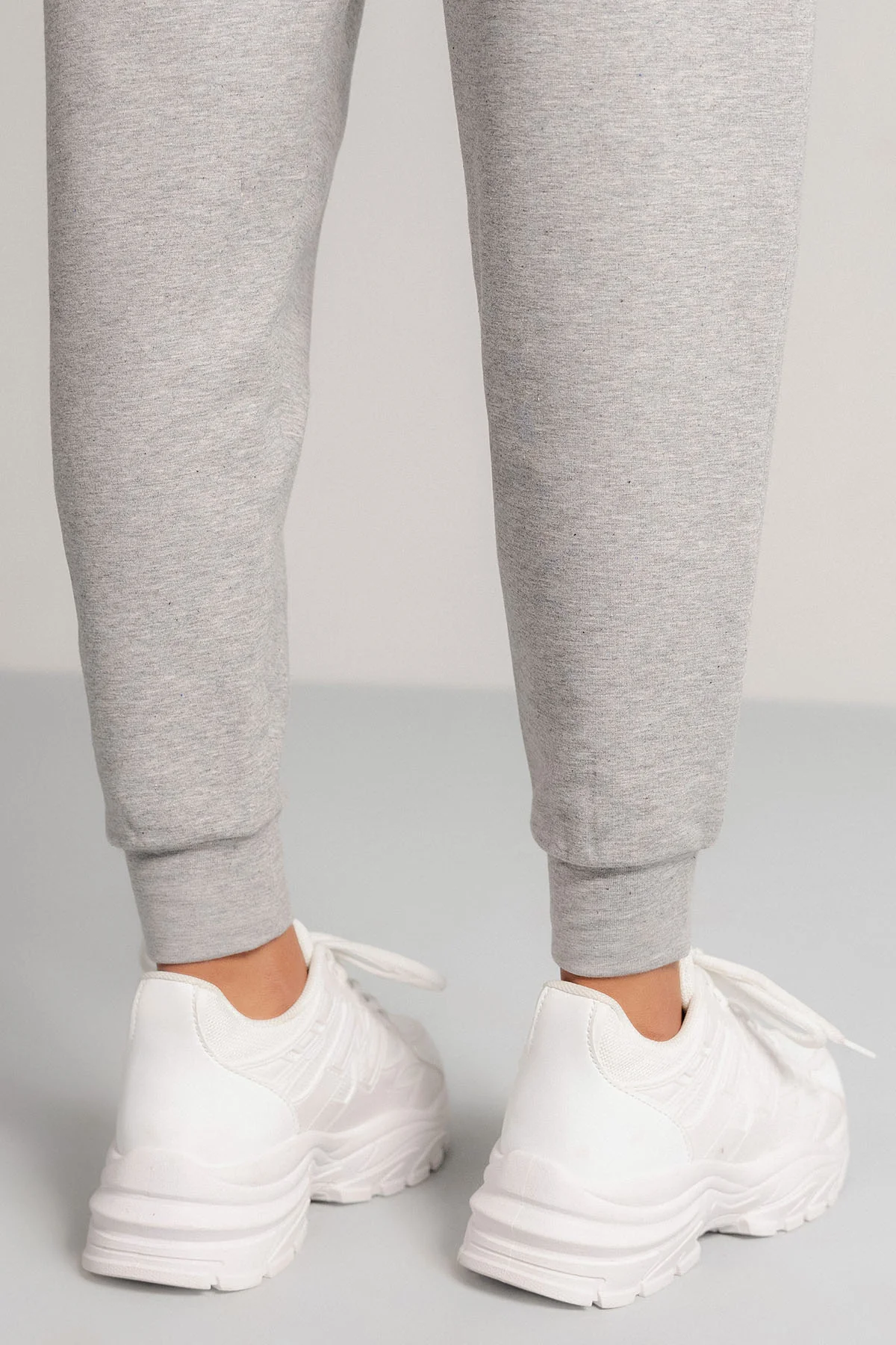 CUFFED ANKLE JOGGER PANTS - FRENCH TERRY - Image 5