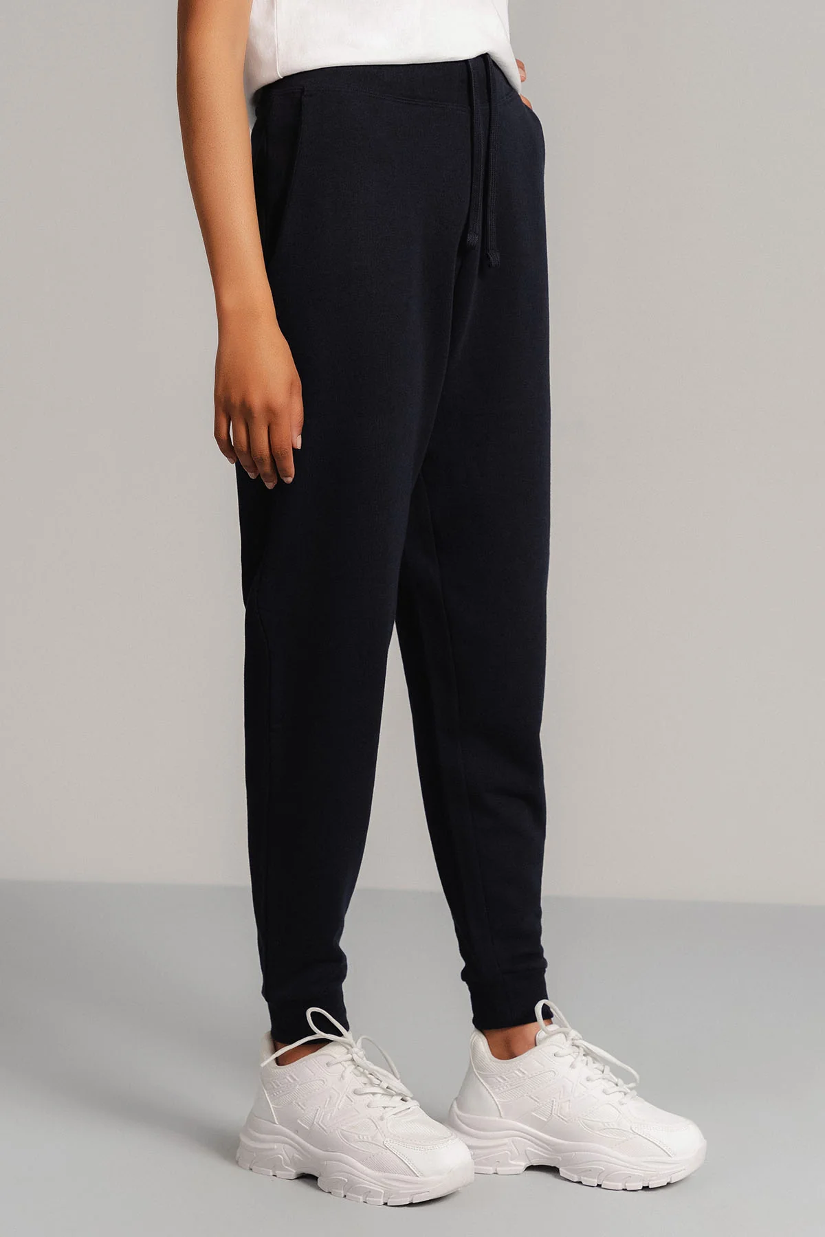CUFFED ANKLE JOGGER PANTS - FRENCH TERRY - Image 7