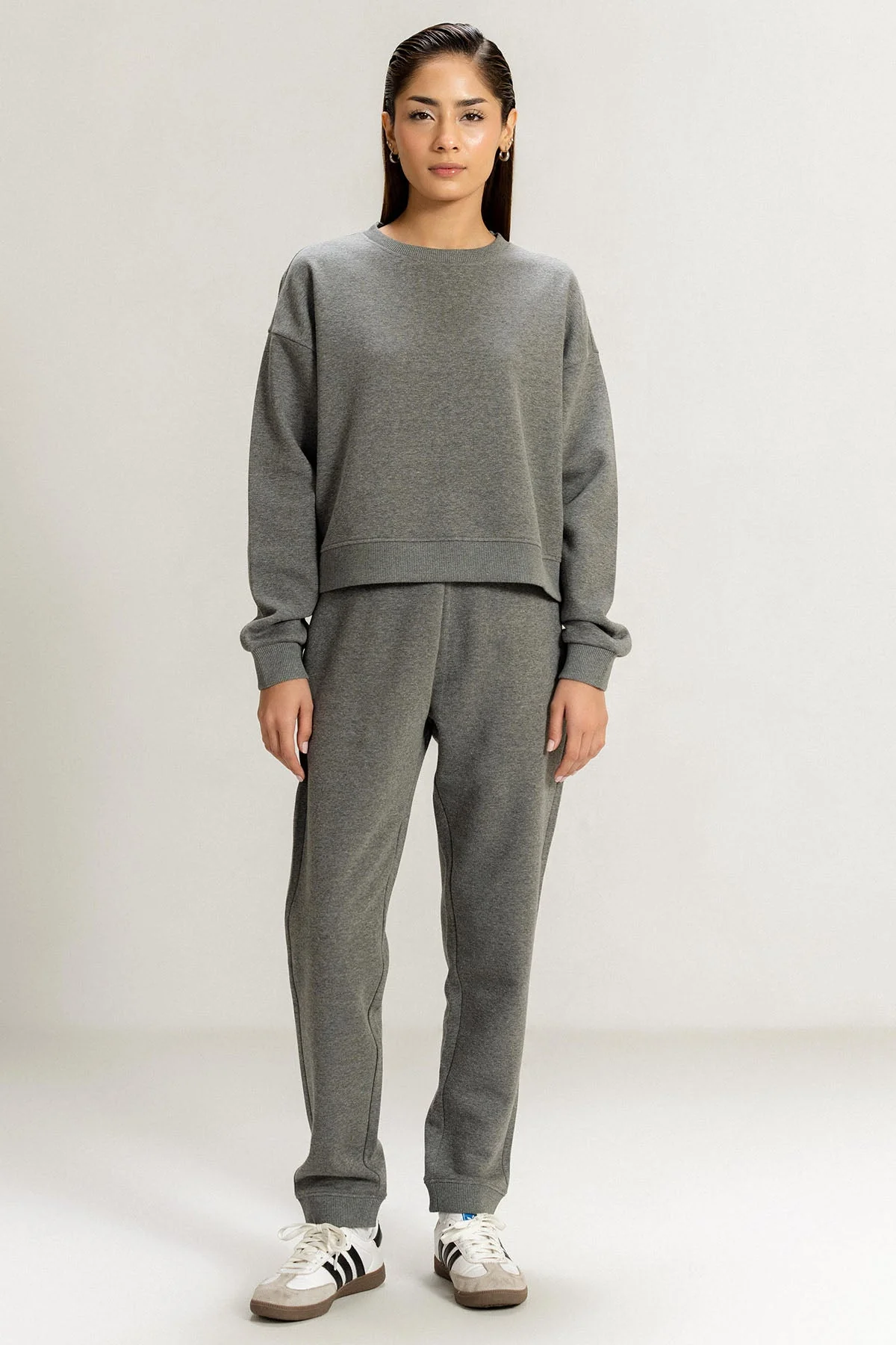 DROP SHOULDER SWEAT - PIMA FLEECE - Image 3