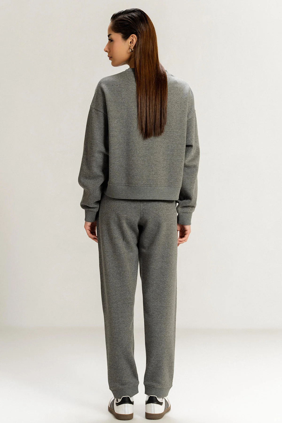 DROP SHOULDER SWEAT - PIMA FLEECE - Image 5