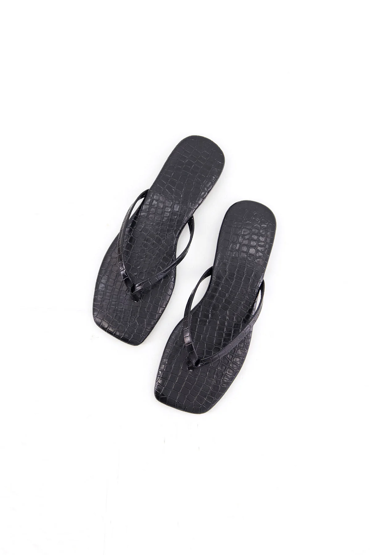 EMBOSSED CROC SLIDES - Image 4