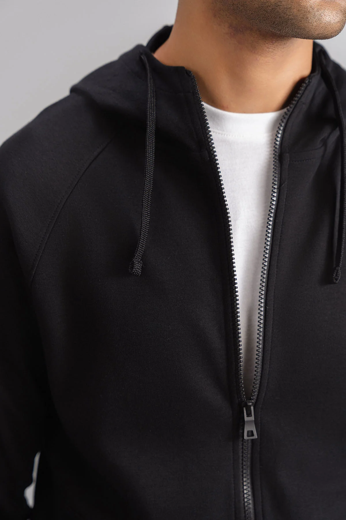 FULL ZIP HOODIE-DOUBLE KNIT - Image 7