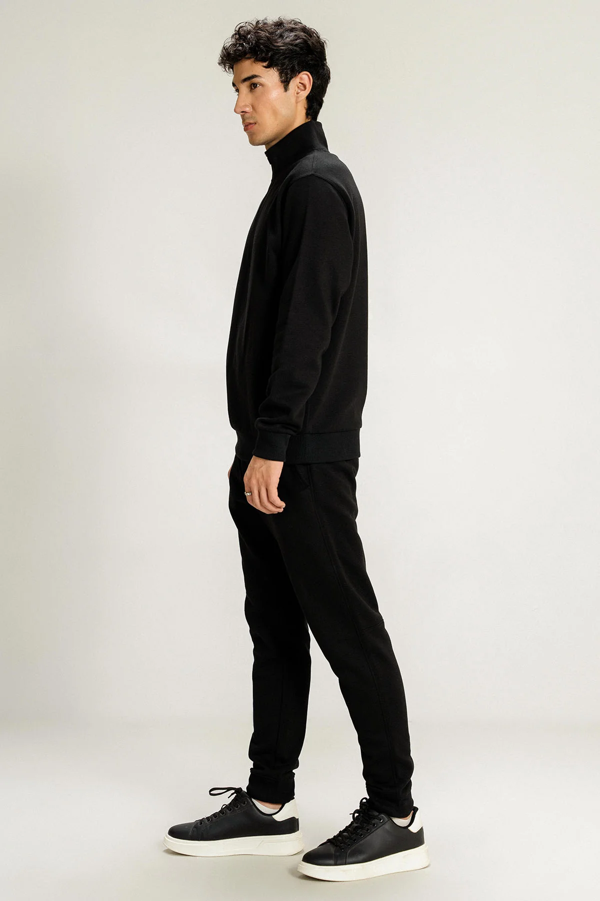 HALF ZIP SWEATSHIRT - PIMA FLEECE - Image 6