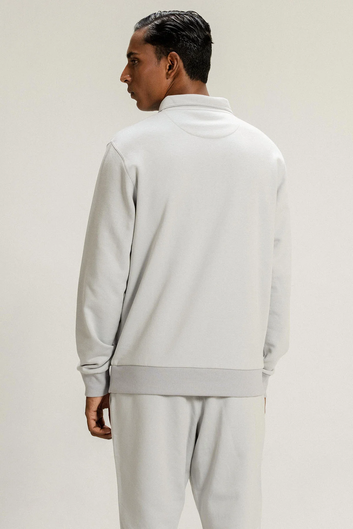 HALF ZIP SWEATSHIRT - PIMA FLEECE - Image 6