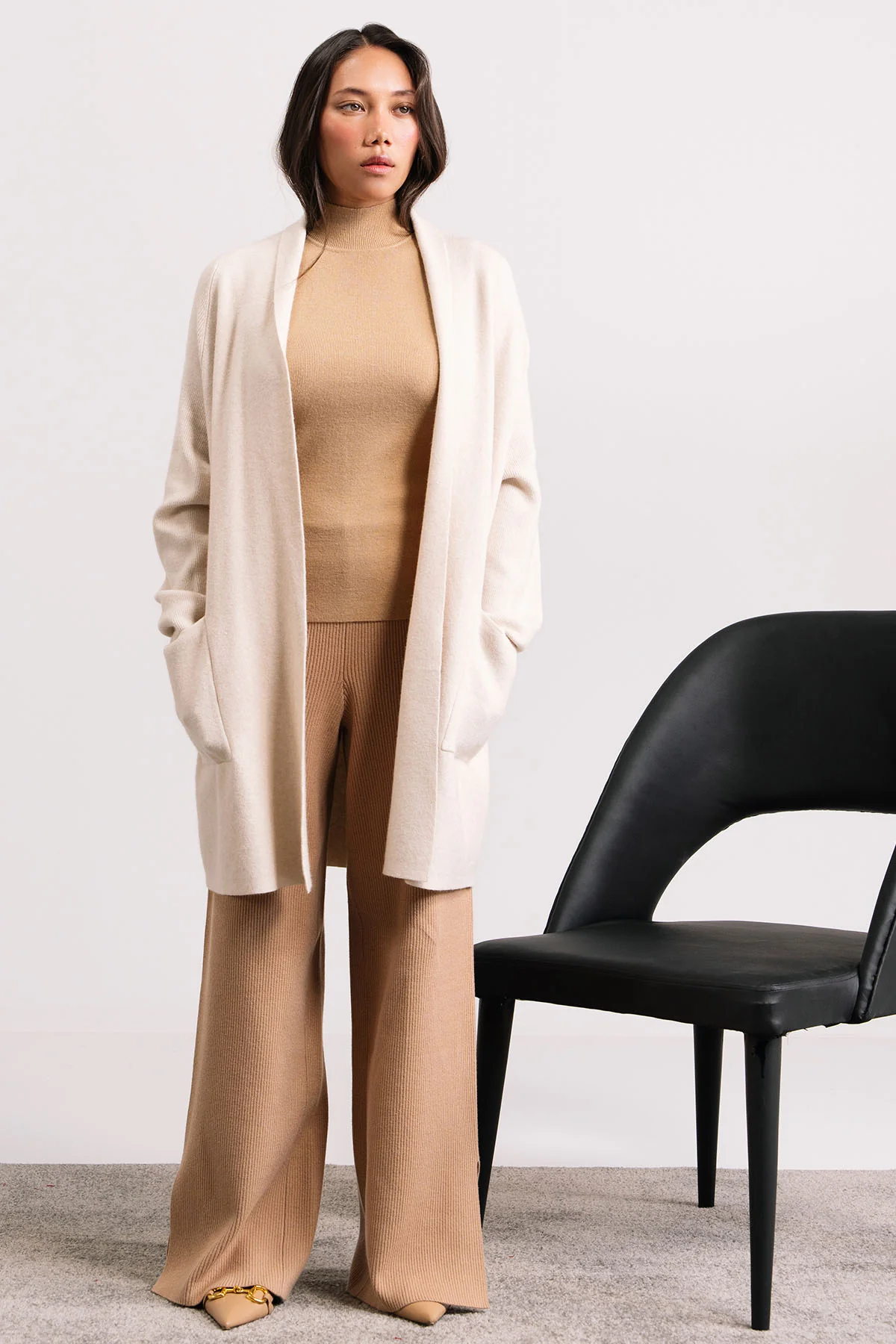 IVORY CARDIGAN - KNIT WEAR - Image 5