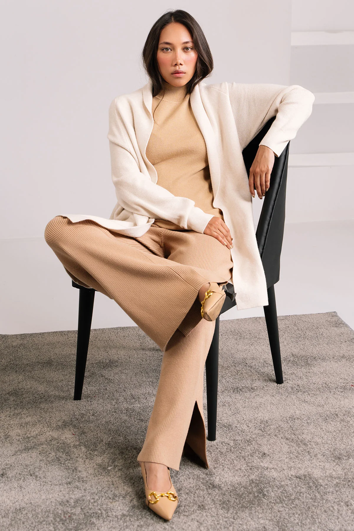 IVORY CARDIGAN - KNIT WEAR - Image 6