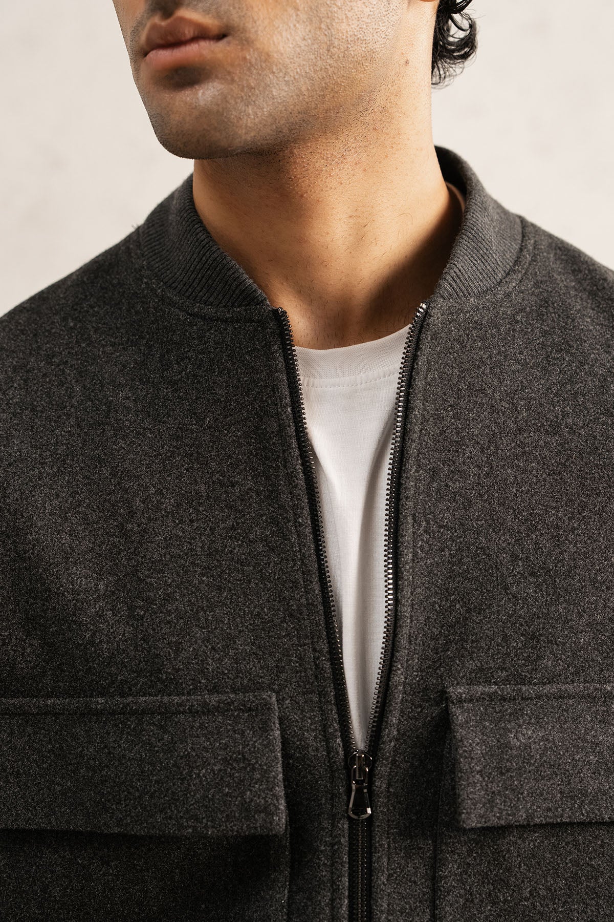 KNIT UTILITY JACKET - Image 4