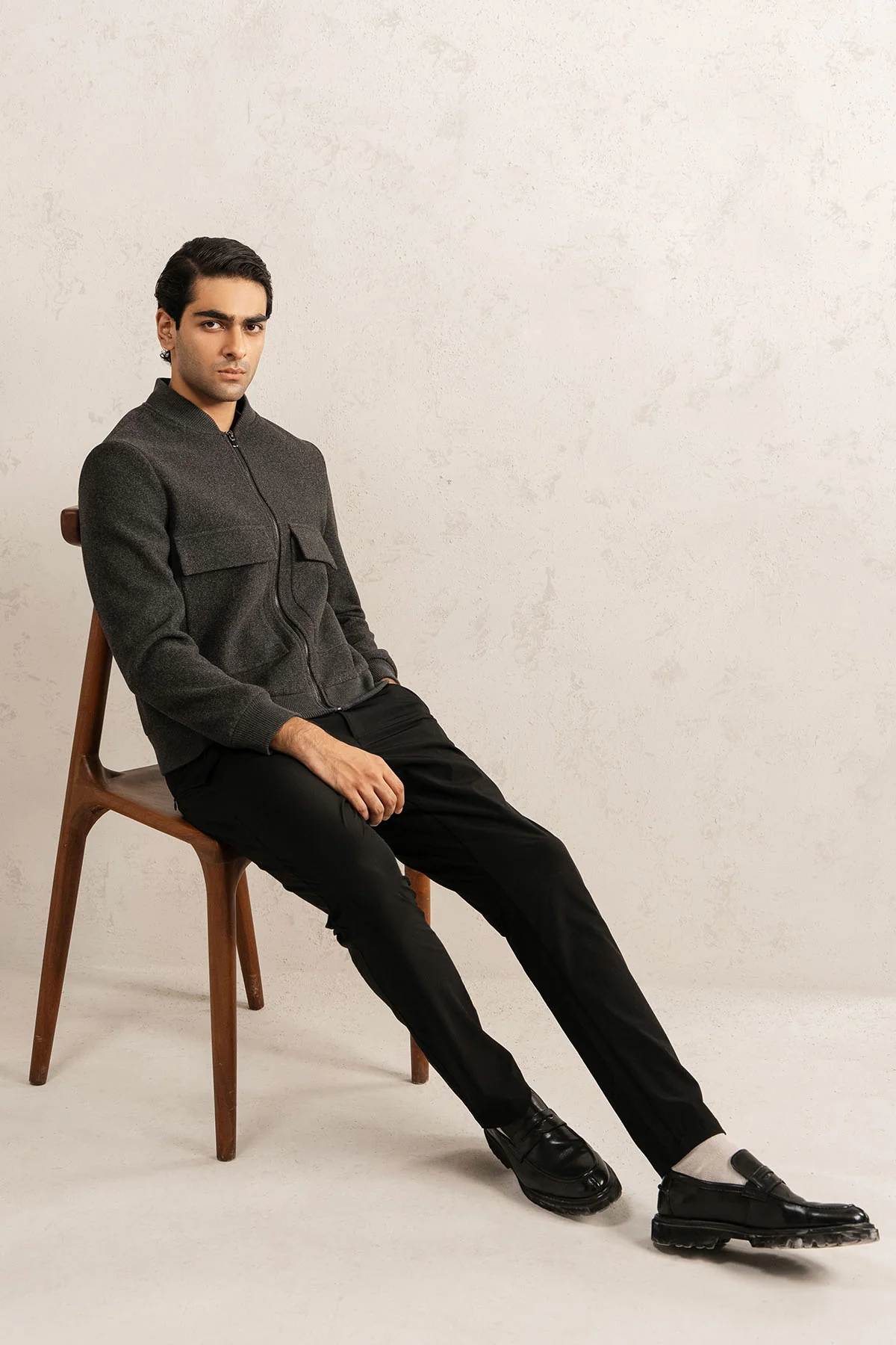 KNIT UTILITY JACKET - Image 7