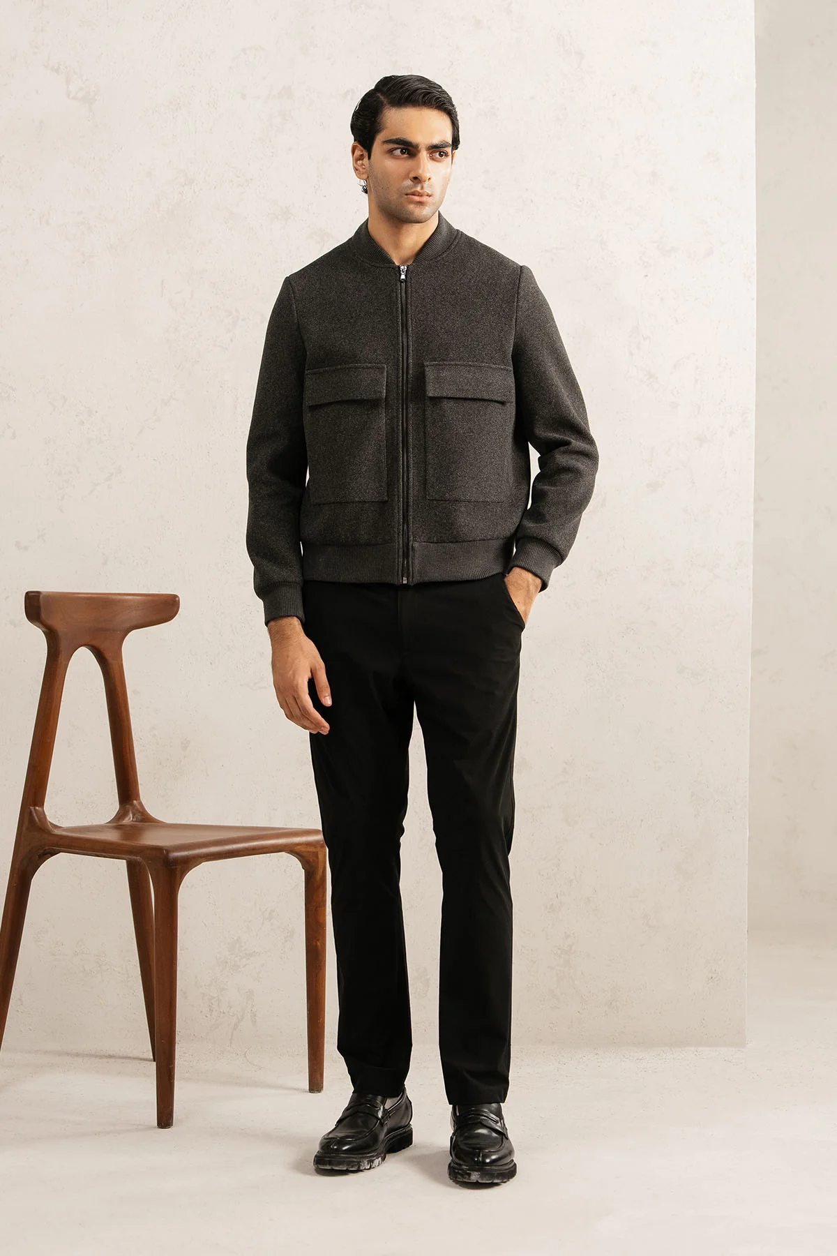 KNIT UTILITY JACKET - Image 8