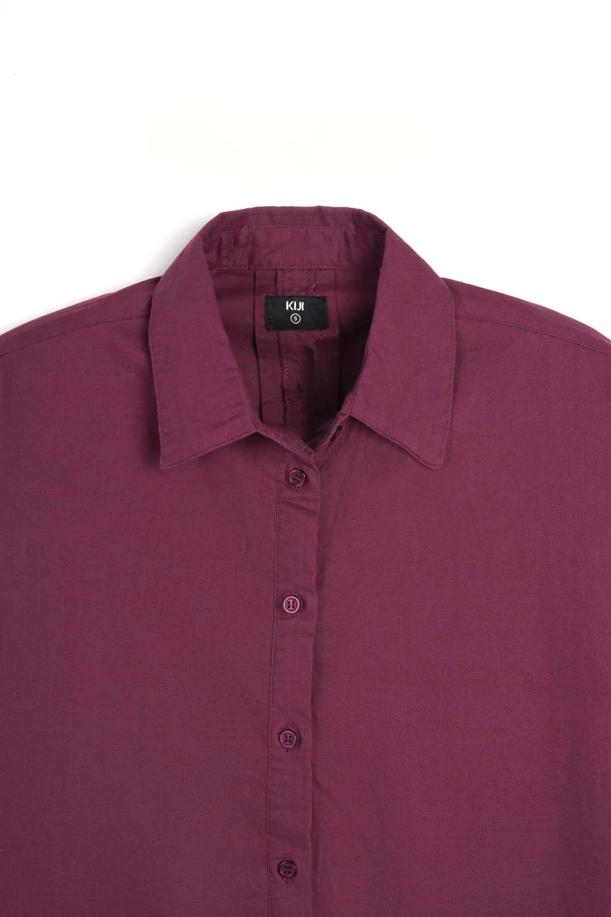 LINEN HALF PLACKET SHIRT - Image 2