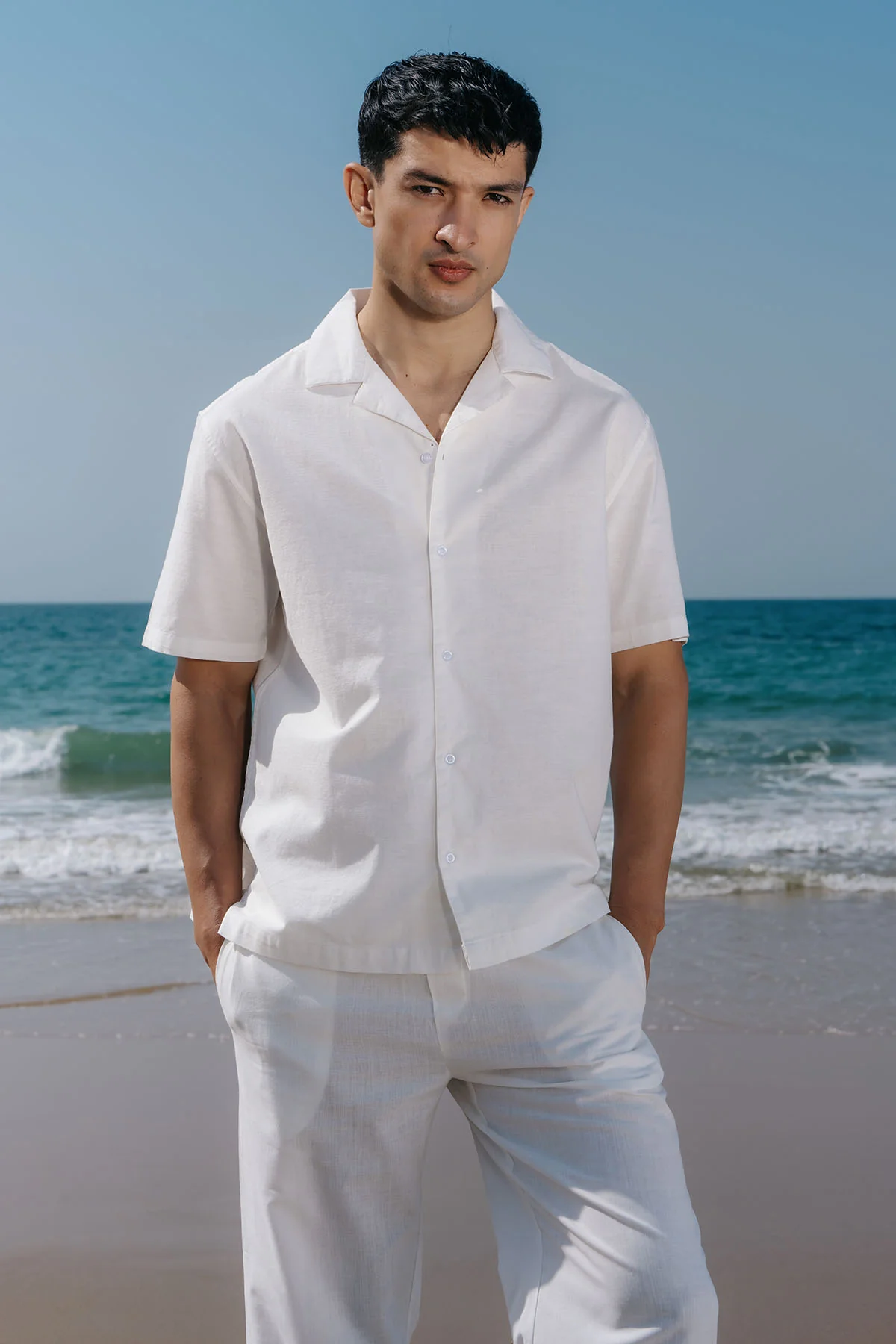 LINEN RESORT SHIRT - Image 3