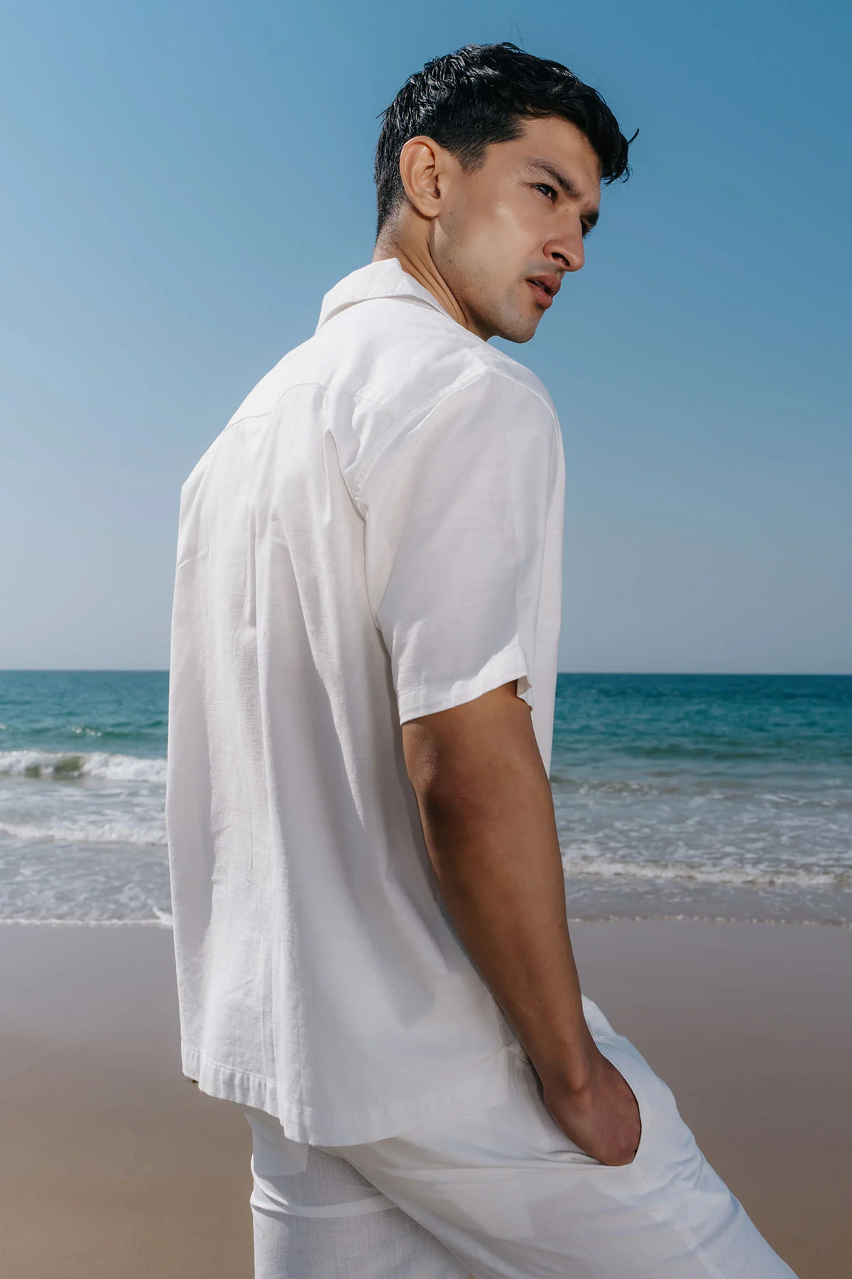 LINEN RESORT SHIRT - Image 4