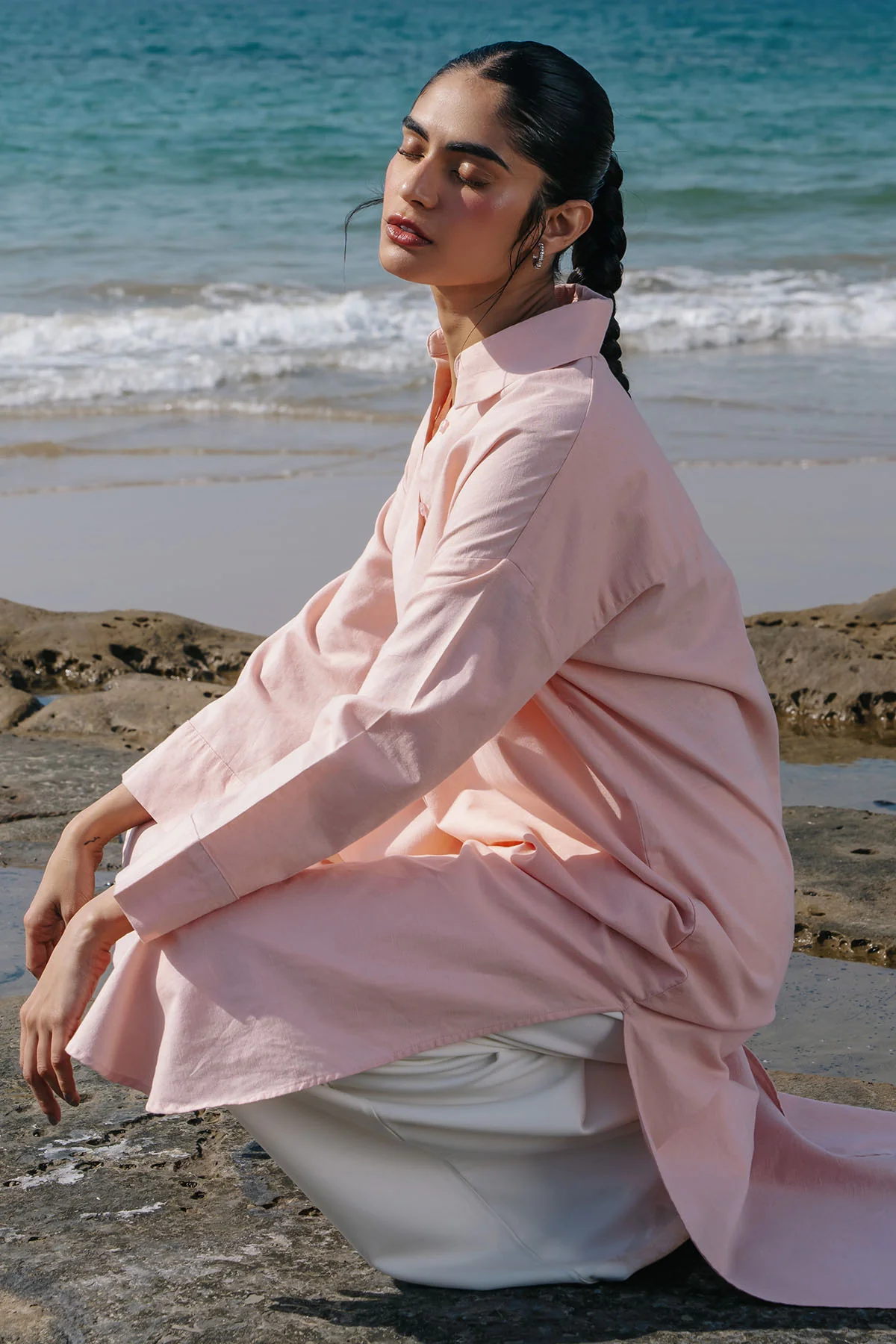 LINEN SHIRT DRESS - Image 6