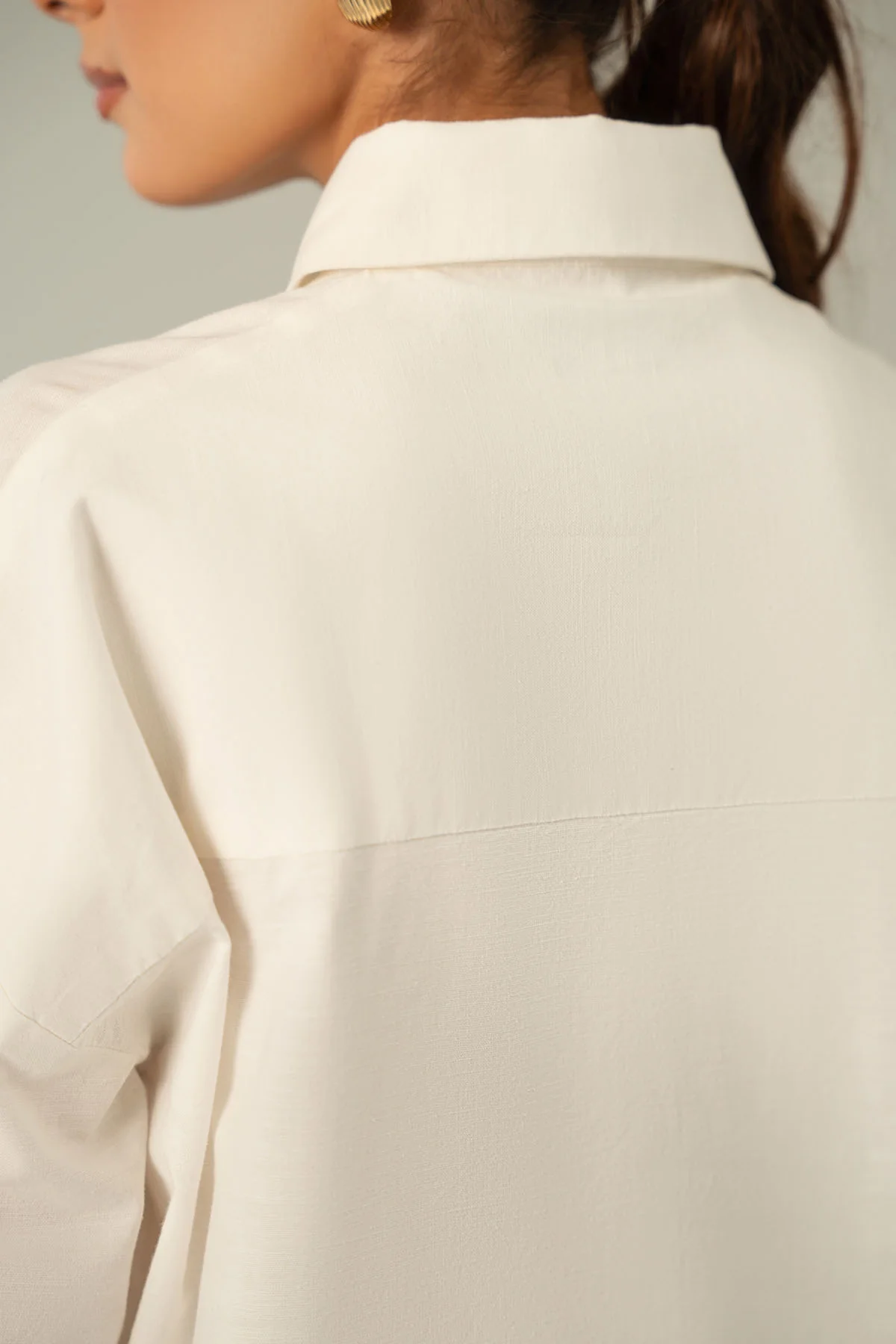 LINEN SHIRT DRESS - Image 7