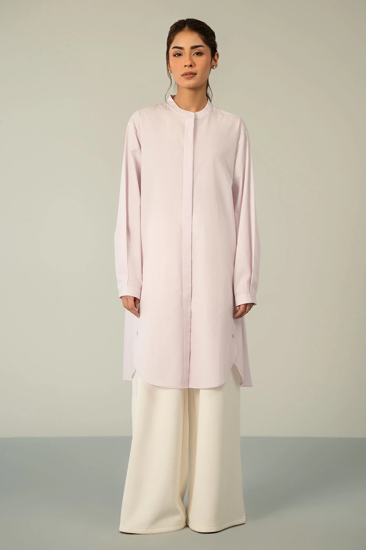 BUTTON DOWN LONG TUNIC - Image 4