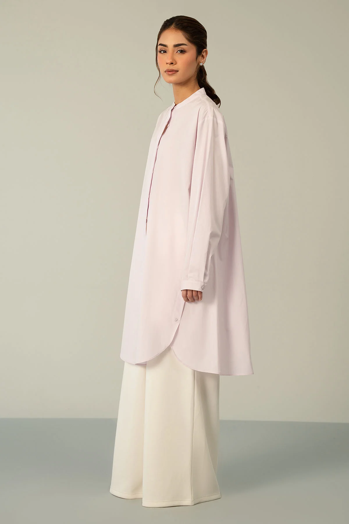 BUTTON DOWN LONG TUNIC - Image 7