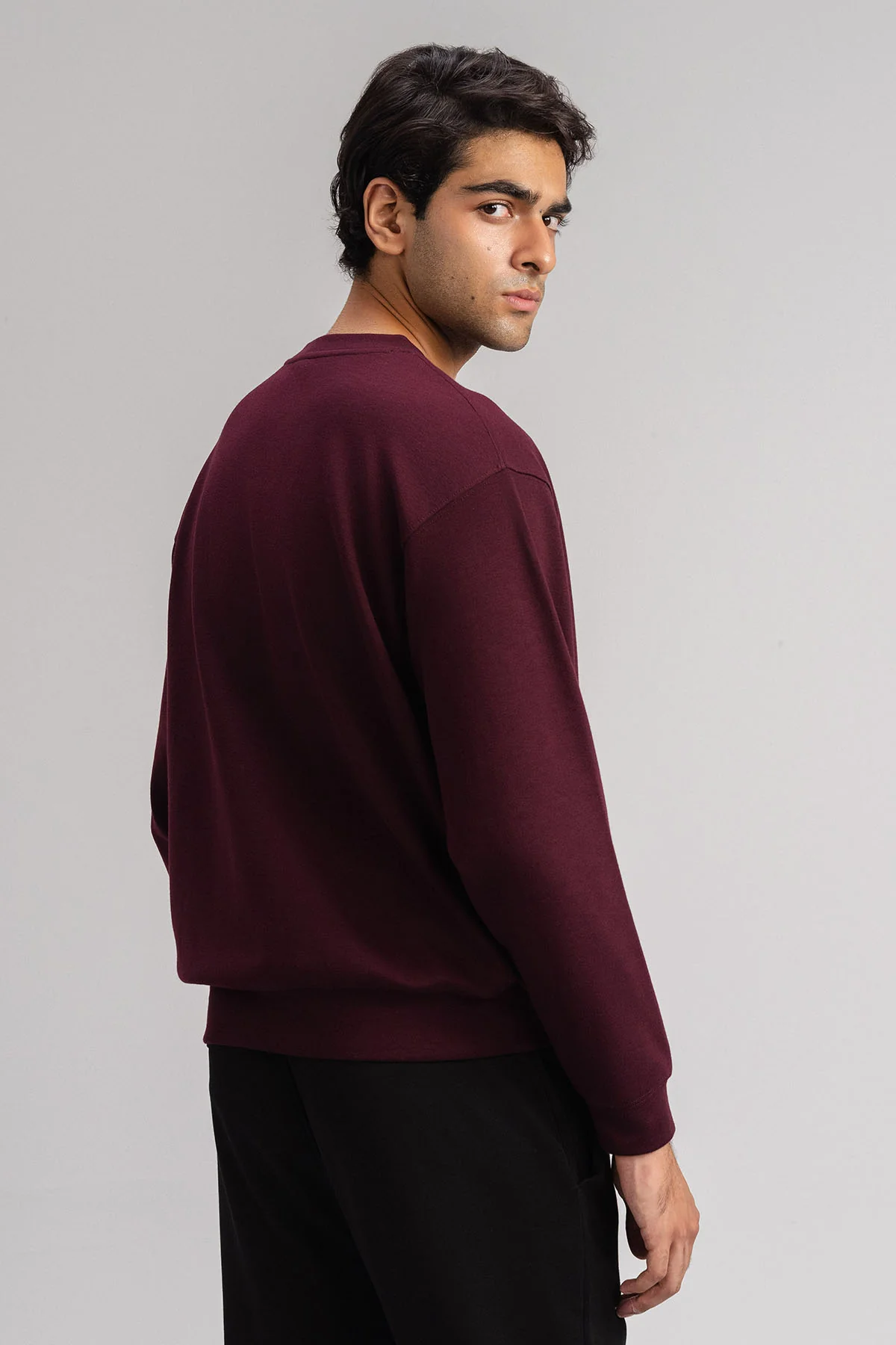 MEN BOXY SWEAT-DOUBLE KNIT - Image 5