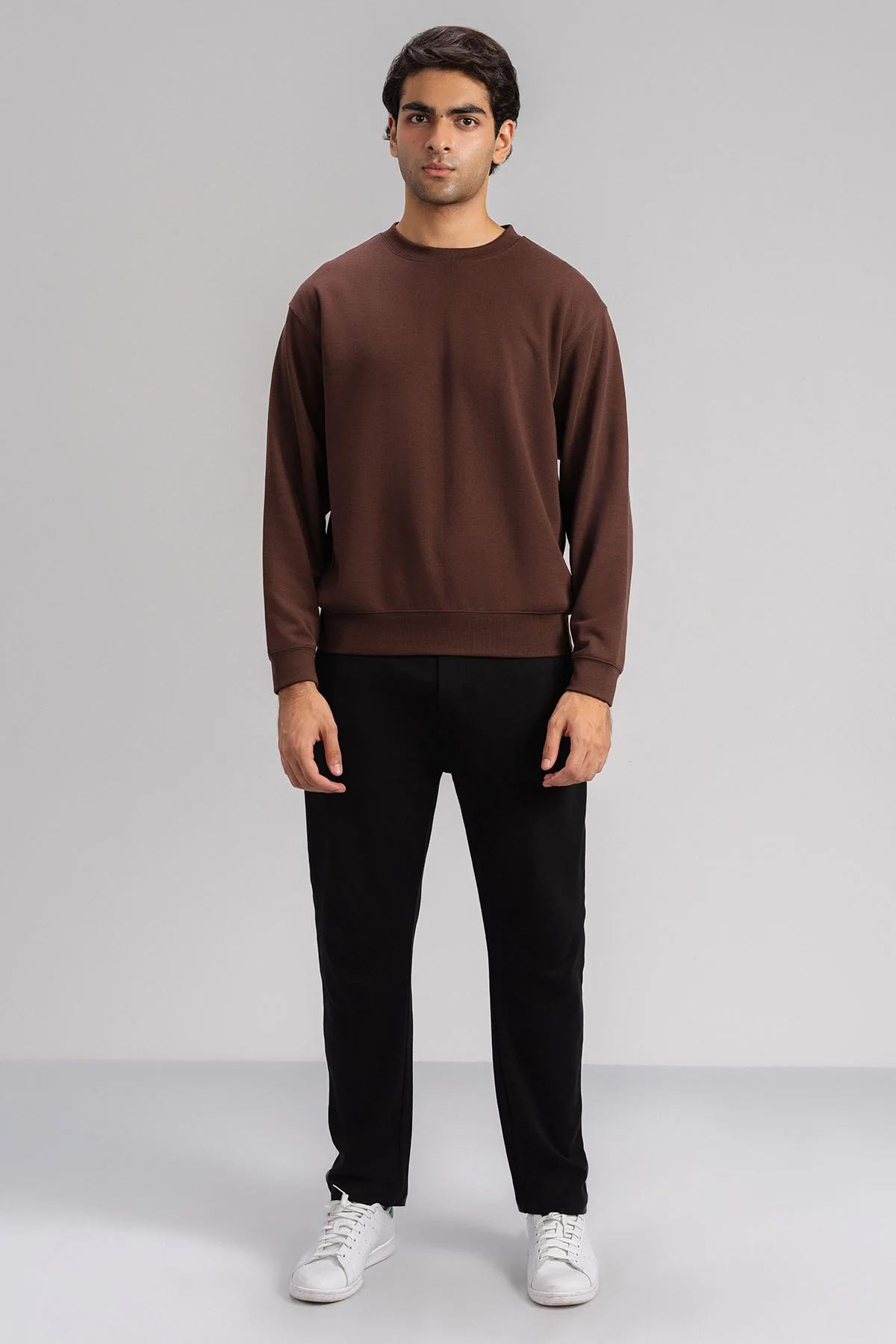 MEN BOXY SWEAT-DOUBLE KNIT