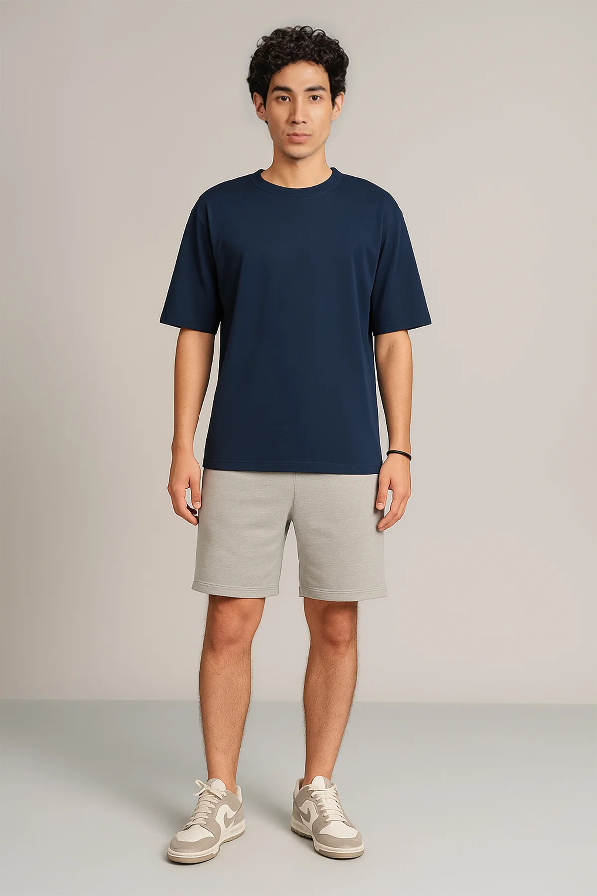 MEN OVERSIZED DOUBLE KNIT T-SHIRT