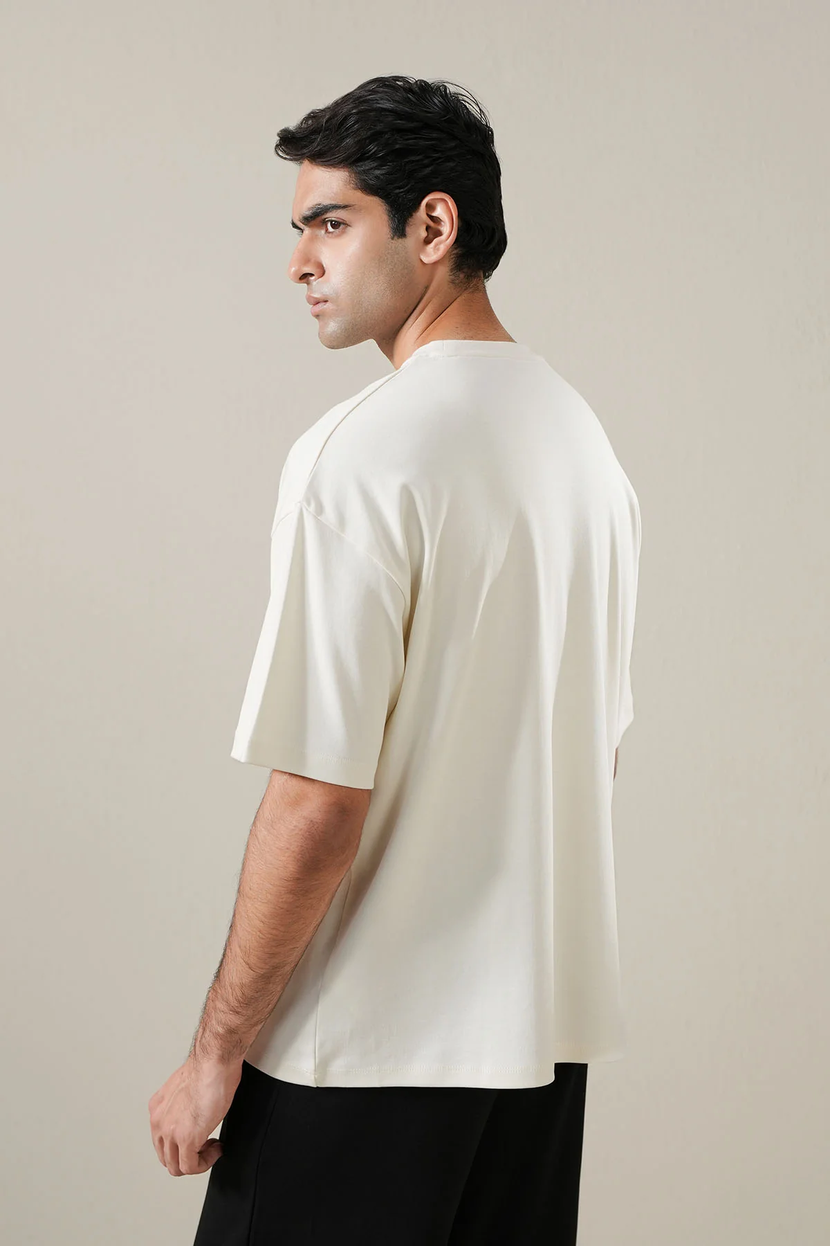 MEN OVERSIZED DOUBLE KNIT T-SHIRT - Image 5