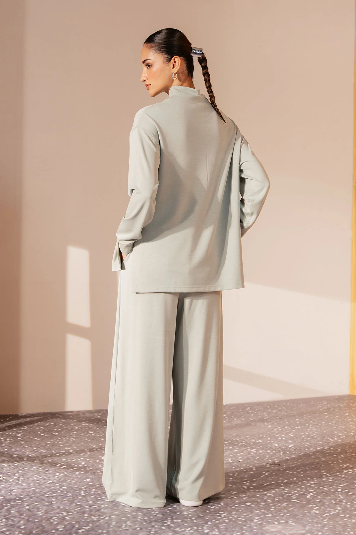MOCK NECK SIDE SLIT CLOUDLUX - Image 5