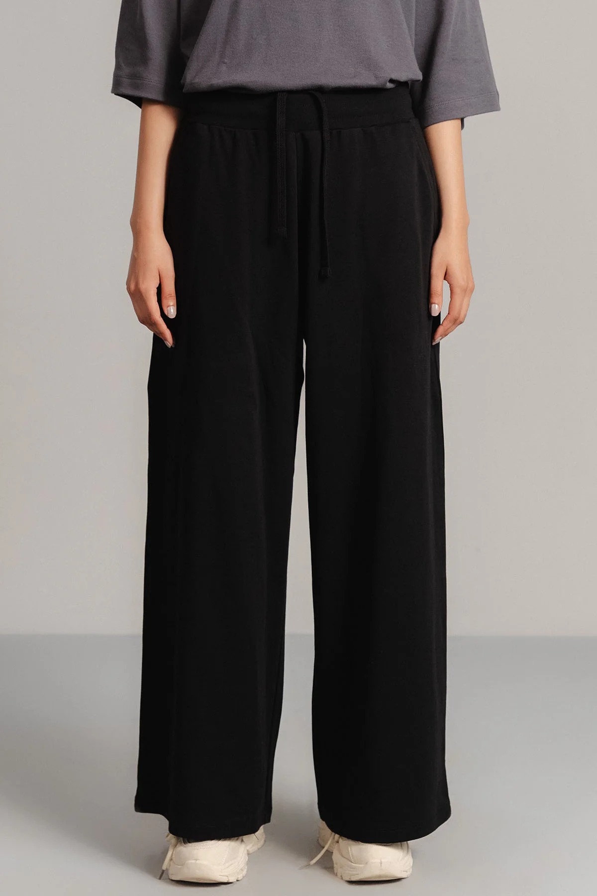 MOVE WIDE TROUSERS-DOUBLE KNIT LIGHT