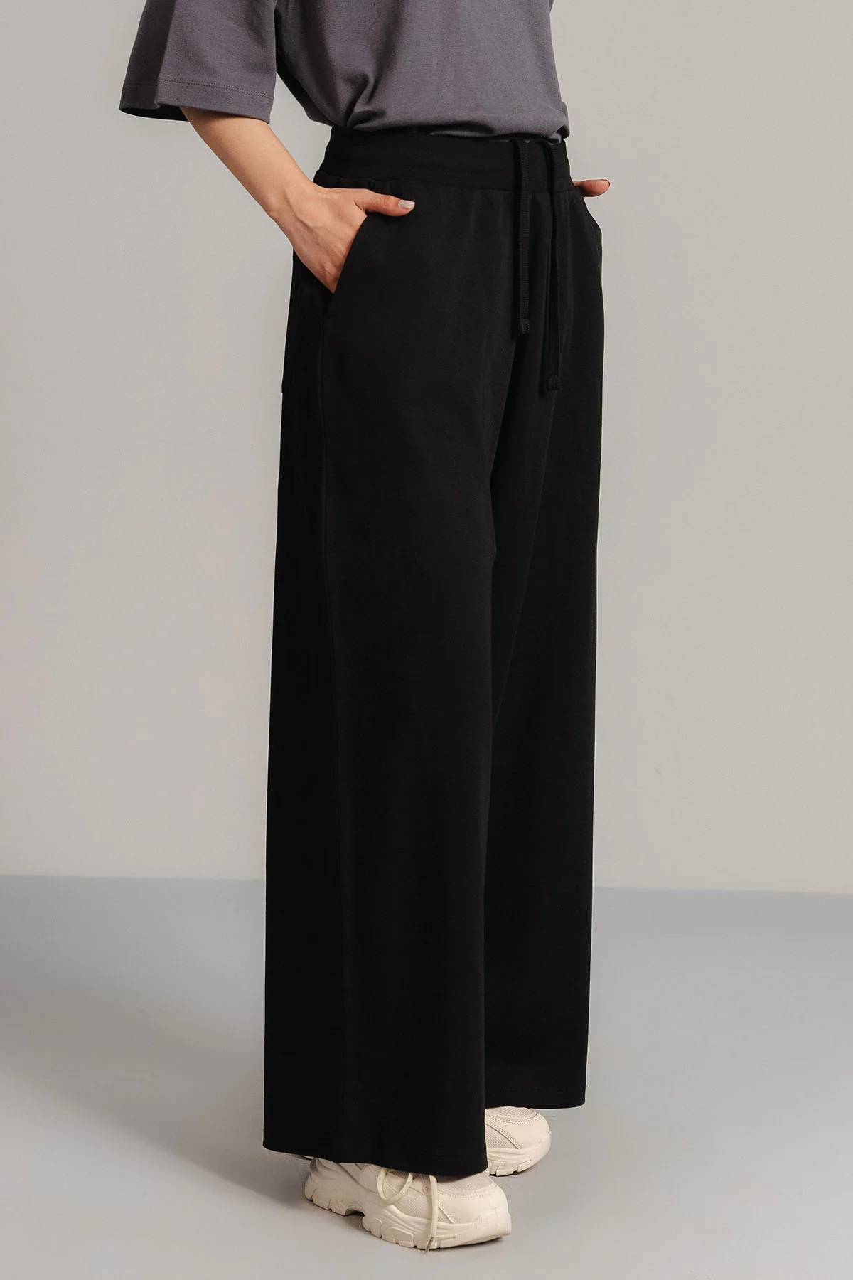 MOVE WIDE TROUSERS-DOUBLE KNIT LIGHT - Image 6