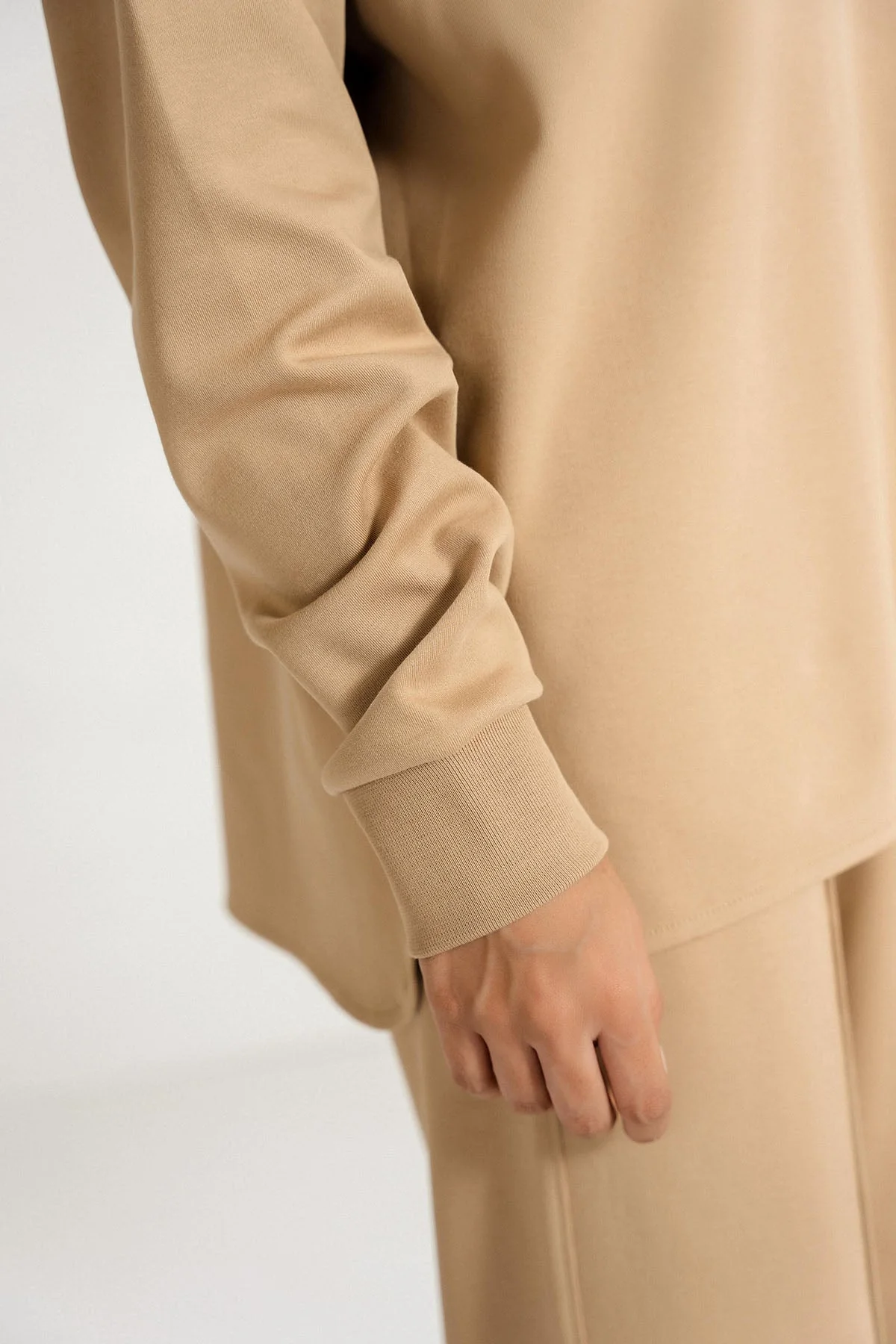 OPEN PLACKET PULLOVER HOODIE - Image 6