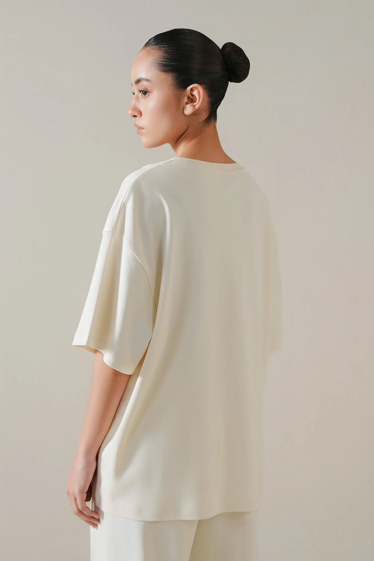 OVERSIZED - DOUBLE KNIT T-SHIRT - Image 5