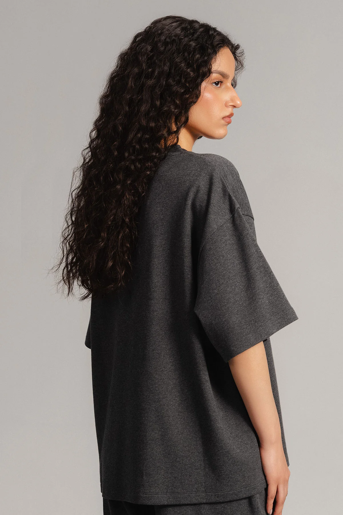 OVERSIZED - DOUBLE KNIT T-SHIRT LIGHT - Image 3