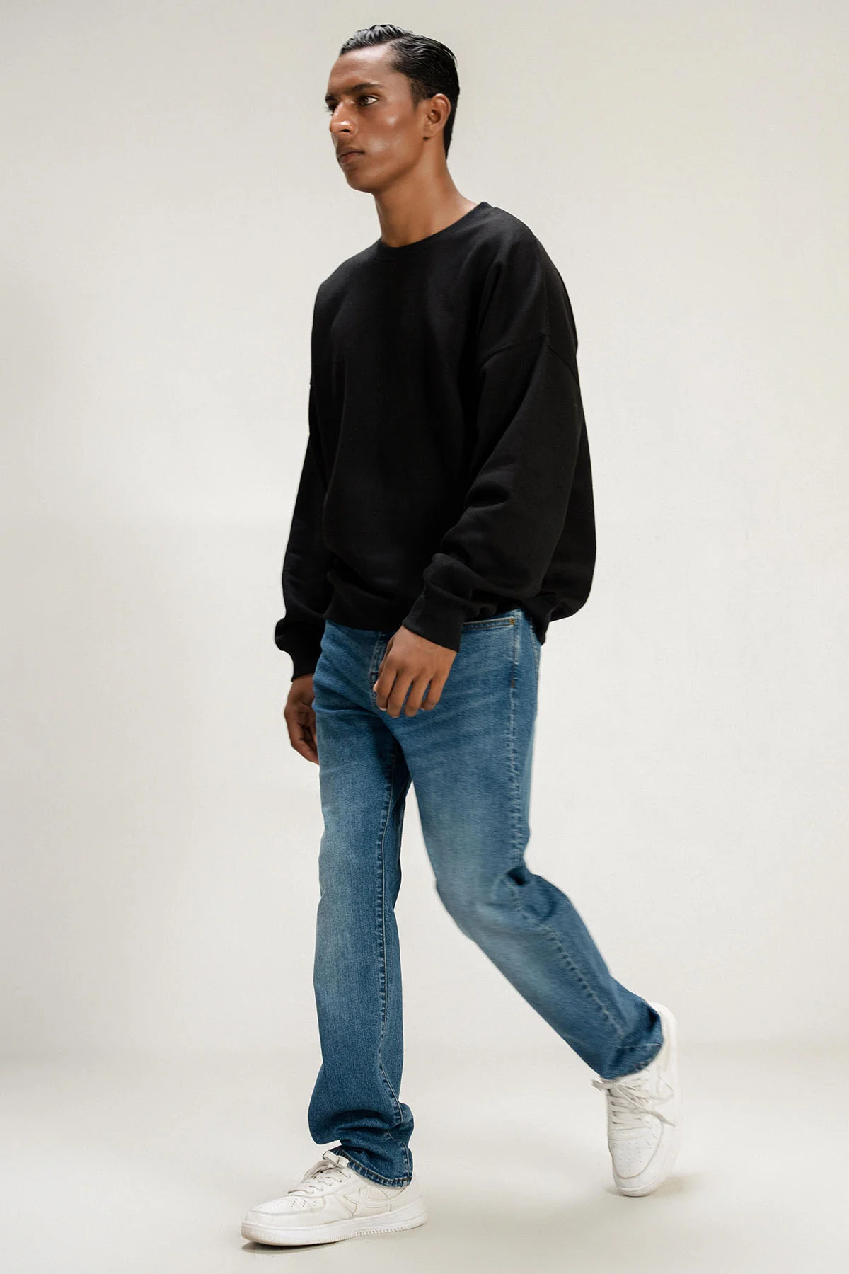 OVERSIZED  SWEAT -  PIMA FLEECE - Image 3