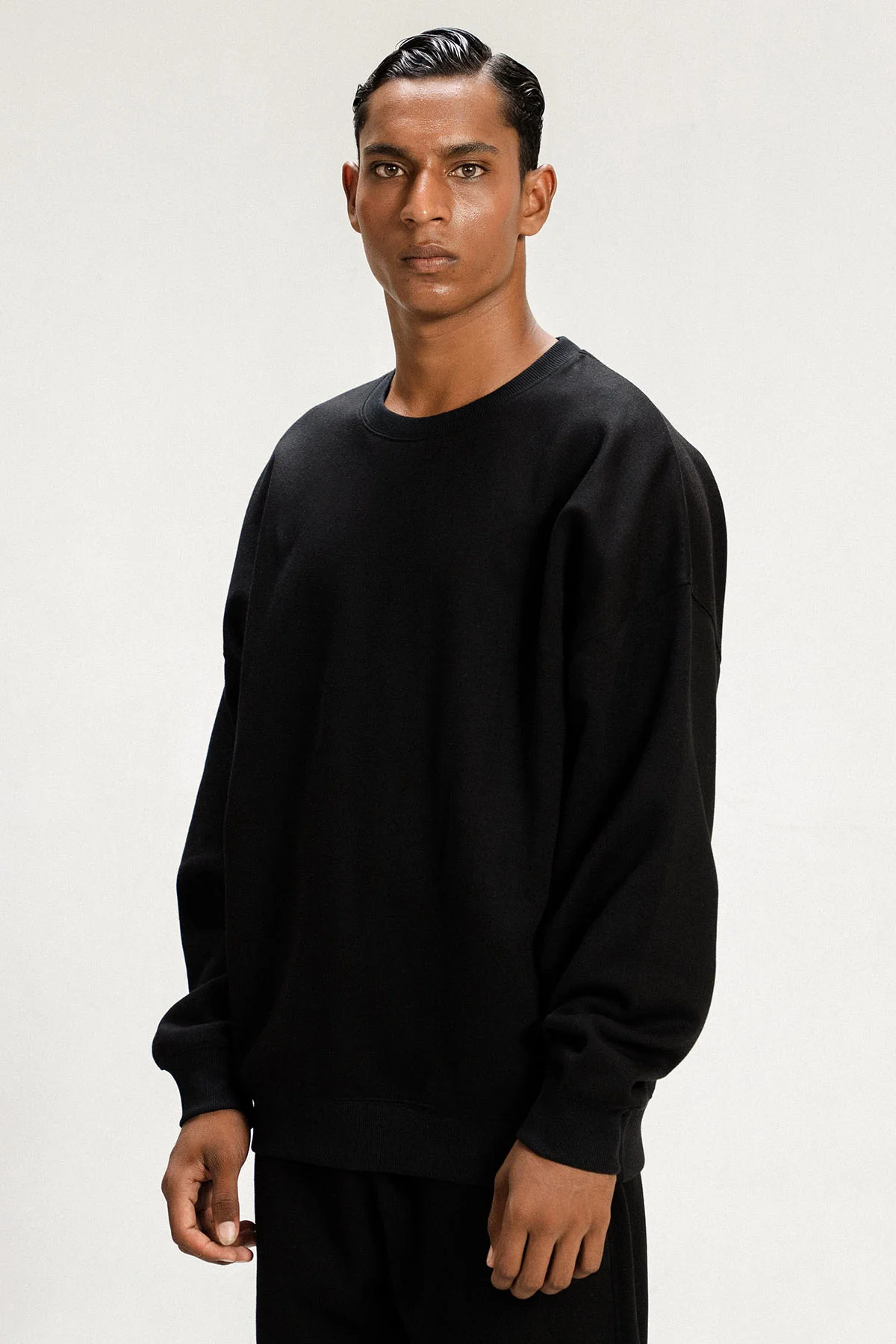 OVERSIZED  SWEAT -  PIMA FLEECE - Image 4