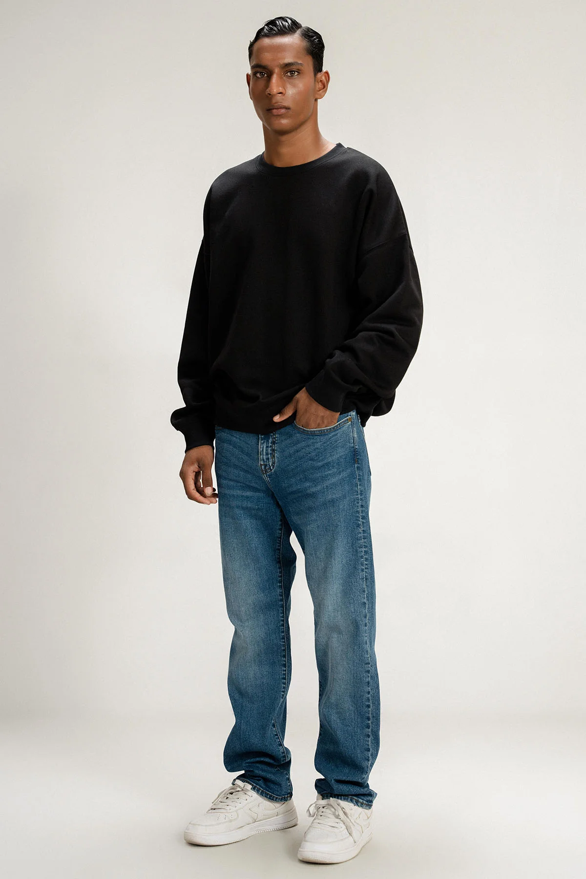 OVERSIZED  SWEAT -  PIMA FLEECE - Image 6