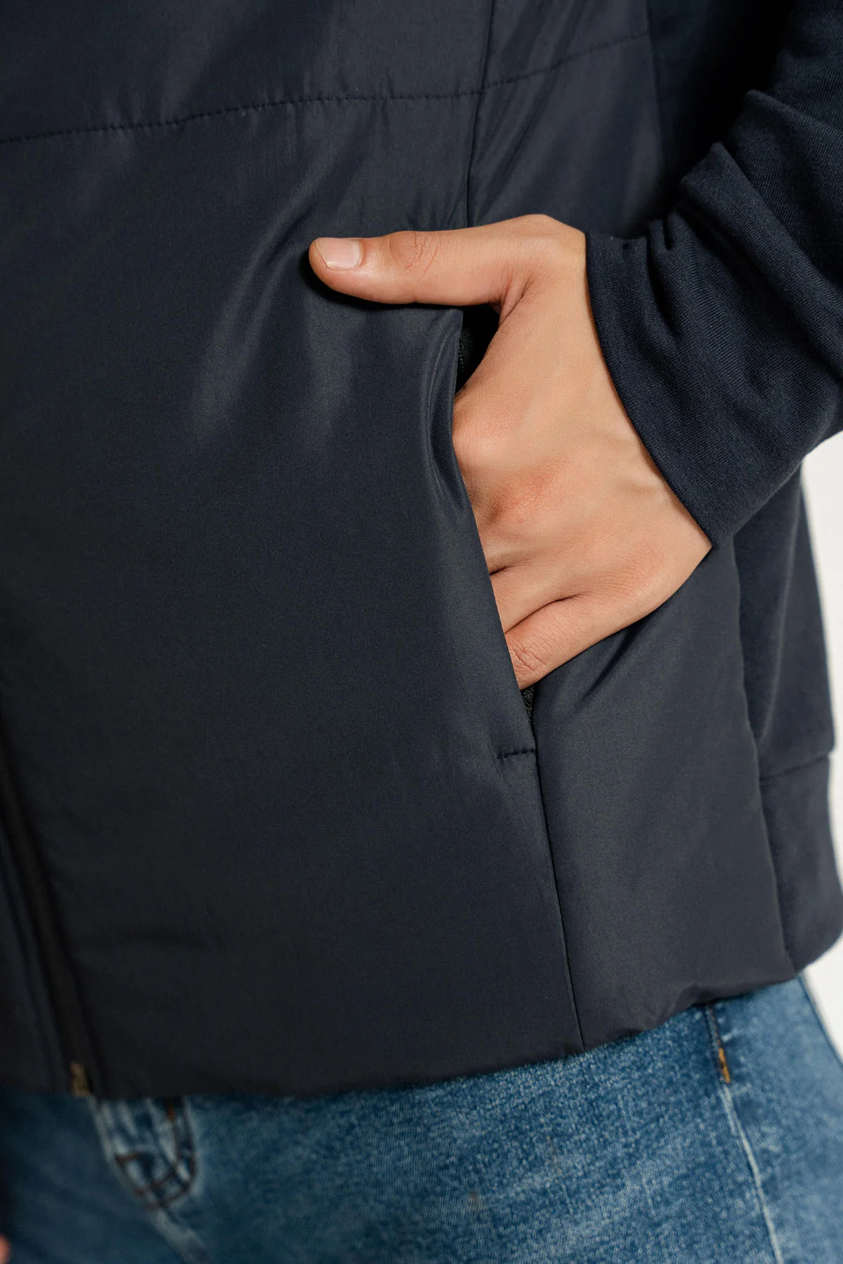 KNIT SLEEVES PUFFER JACKET - Image 5