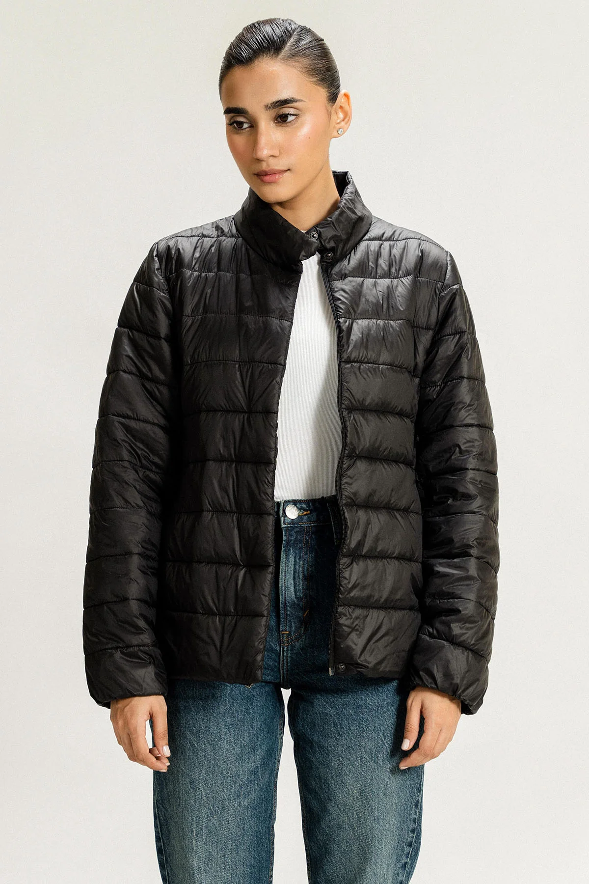 FULL SLEEVES PUFFER JACKET - Image 4