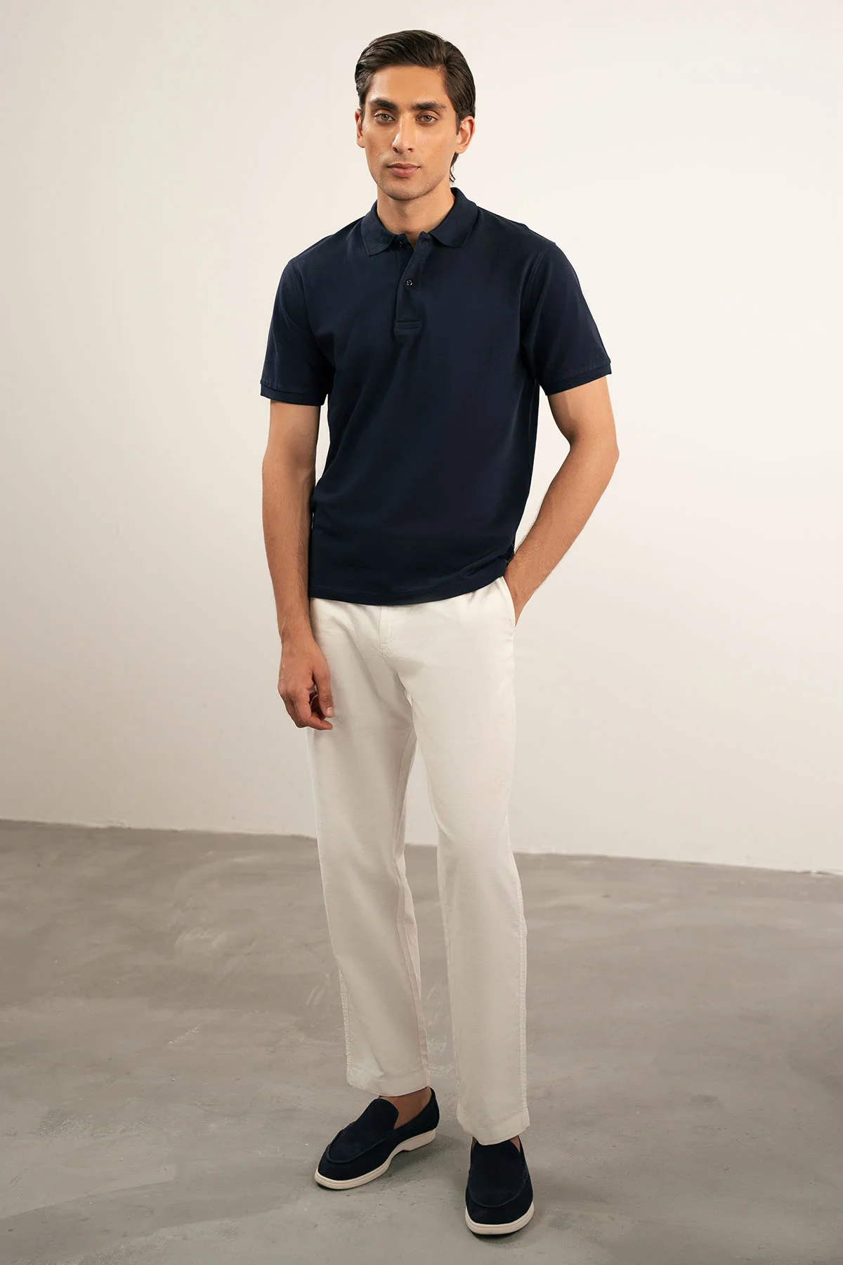 REGULAR FIT SUPIMA POLO - Image 7