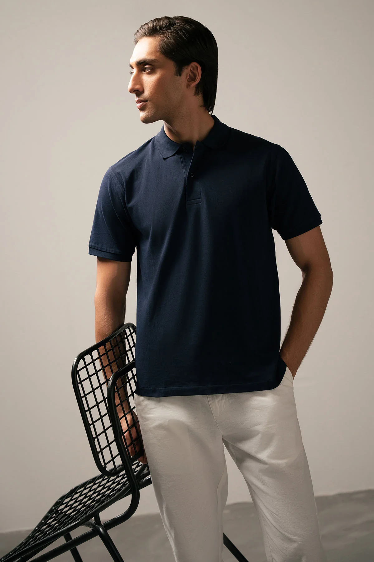 REGULAR FIT SUPIMA POLO - Image 9