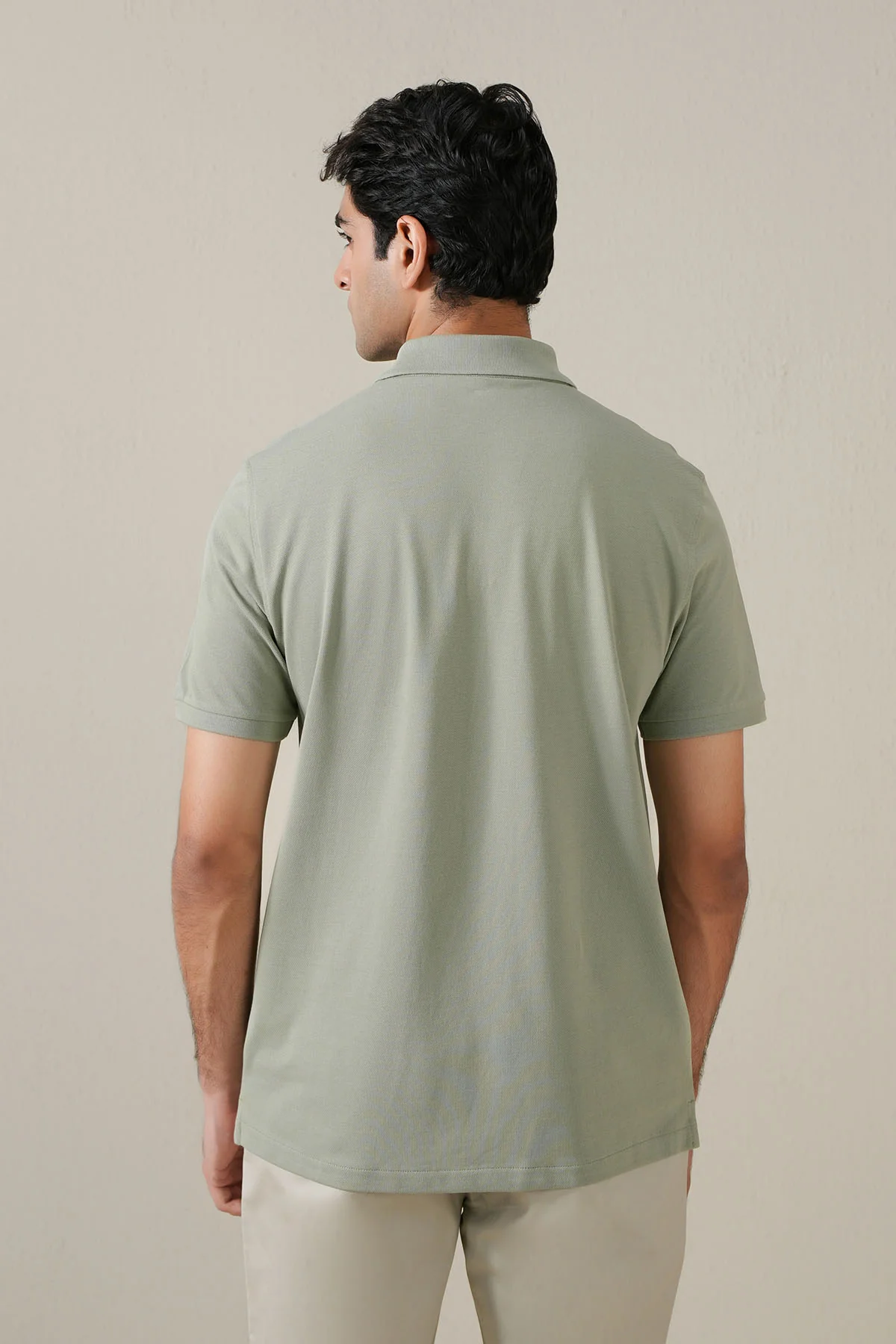 REGULAR FIT SUPIMA POLO - Image 5