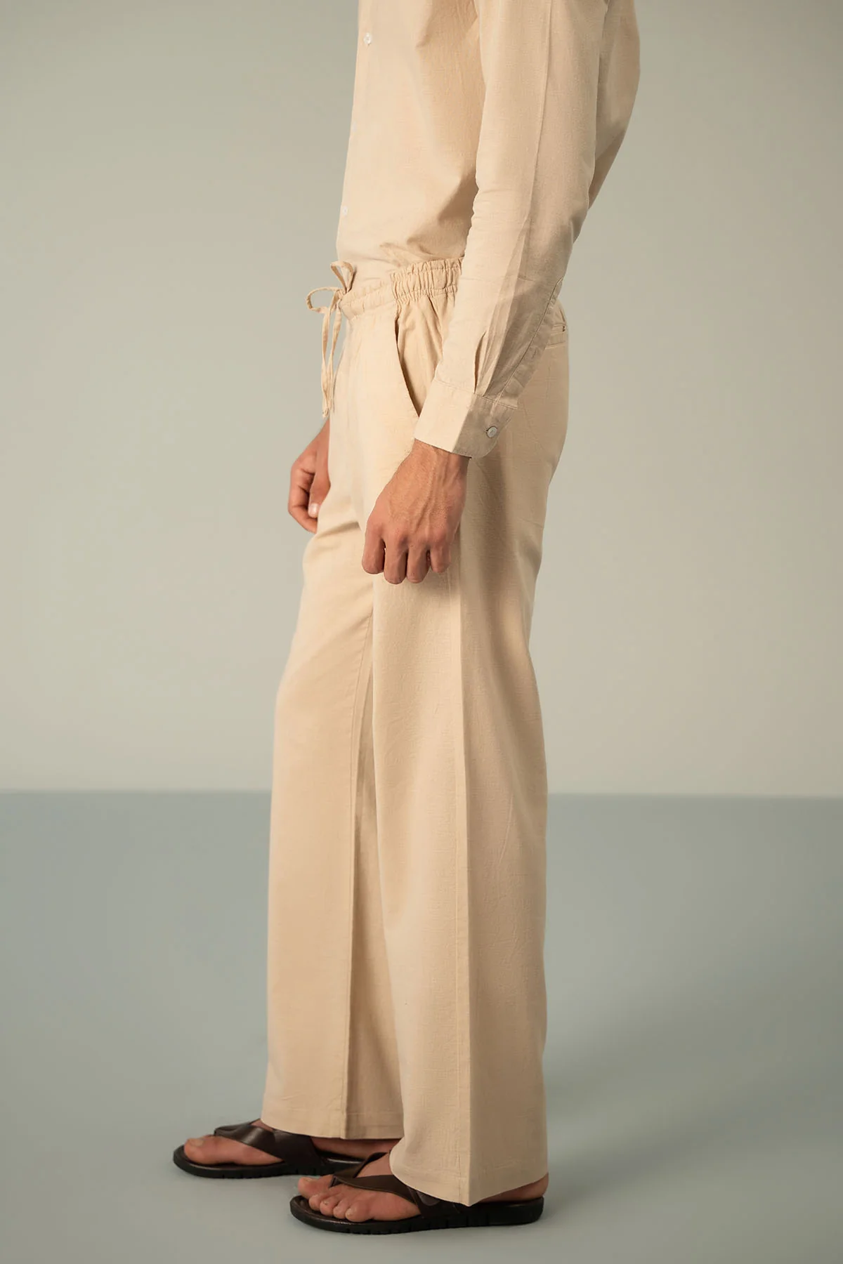 RELAXED LINEN PANTS - Image 5