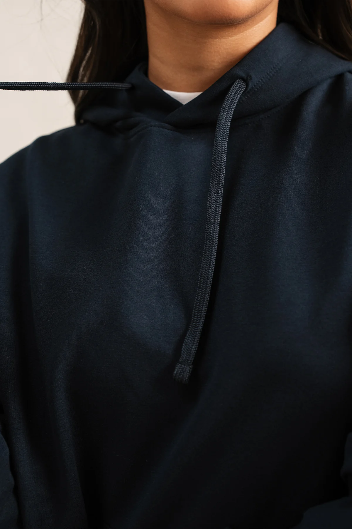 RELAXED LONG HOODIE-TERRY - Image 5